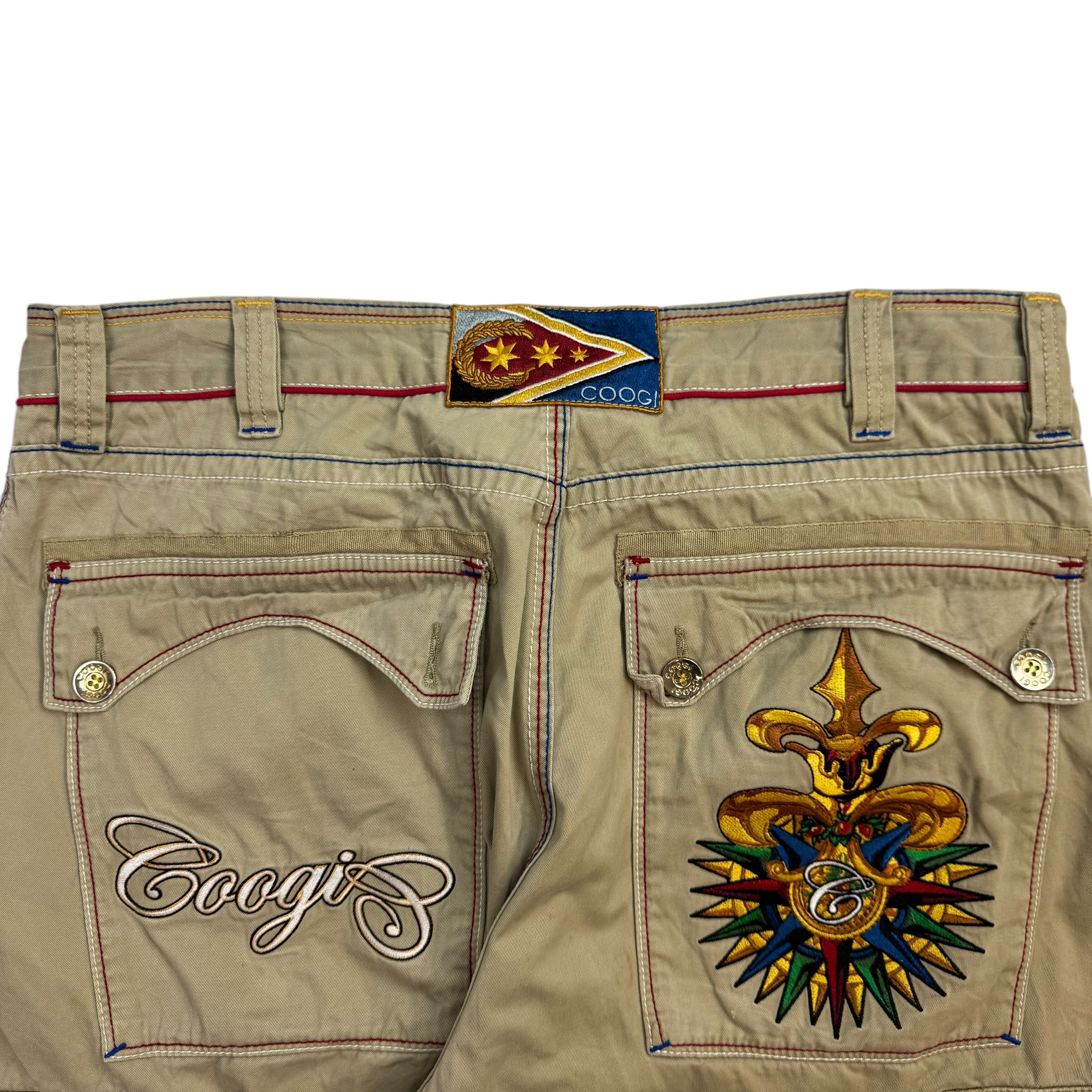 Vintage Coogi Cargo Shorts Beige