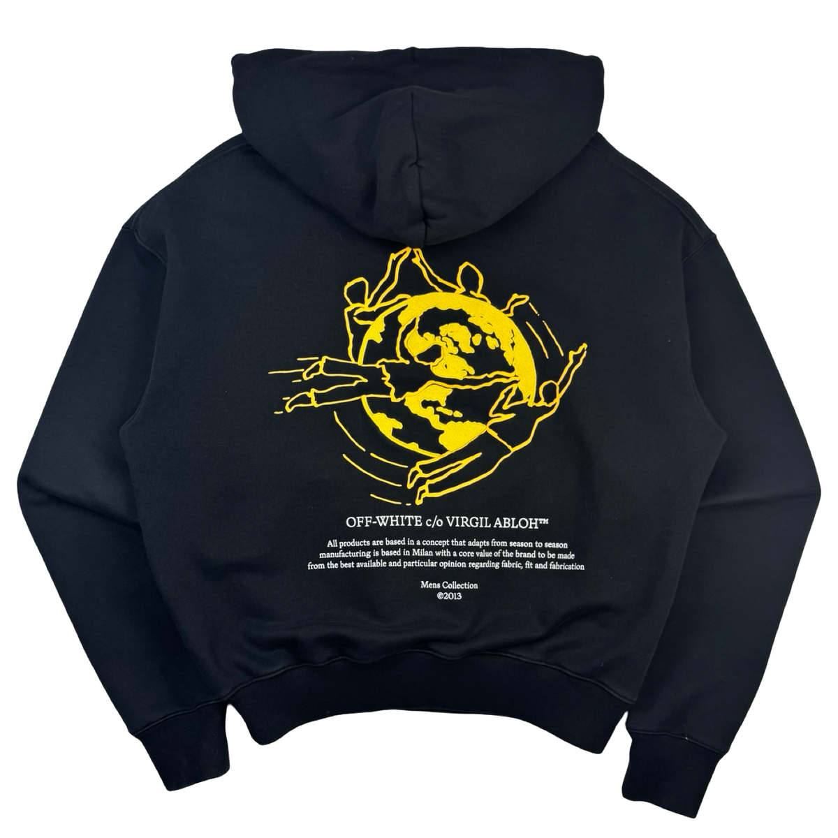 Off-White Worldwide Over Hoodie Black