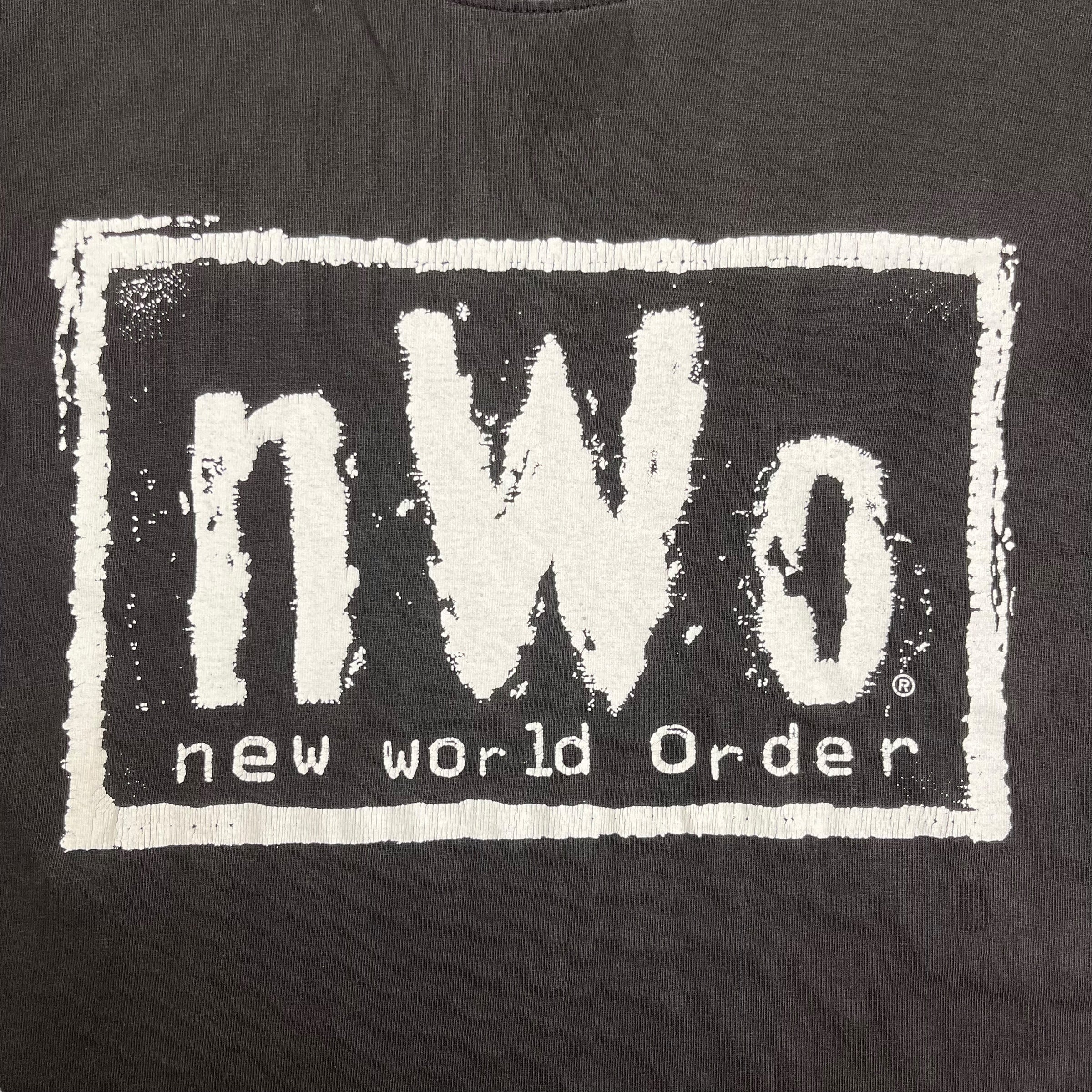 2002 New World Order WWF Wrestling Tee Black