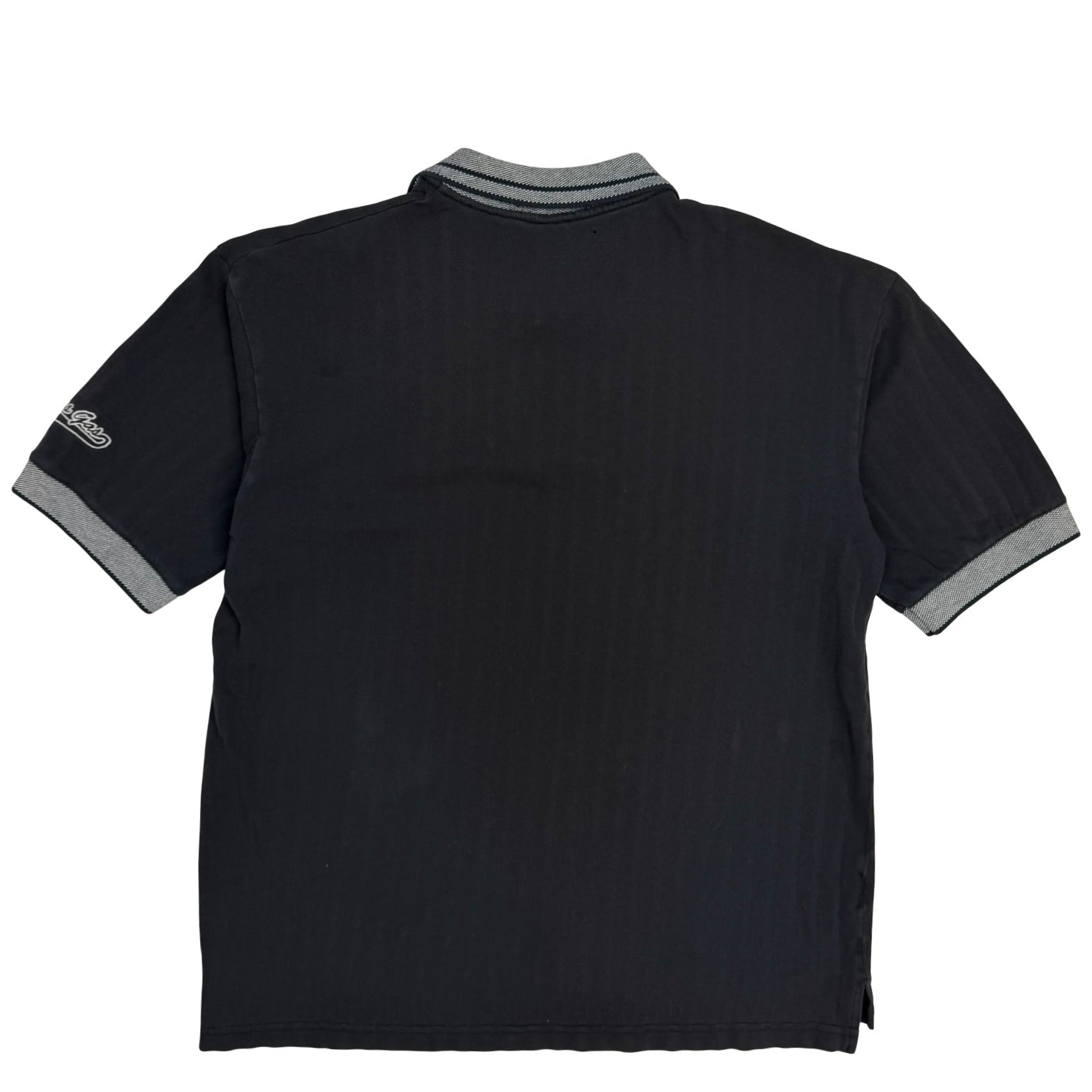 Vintage Ash City Pro Collection Polo Shirt Black