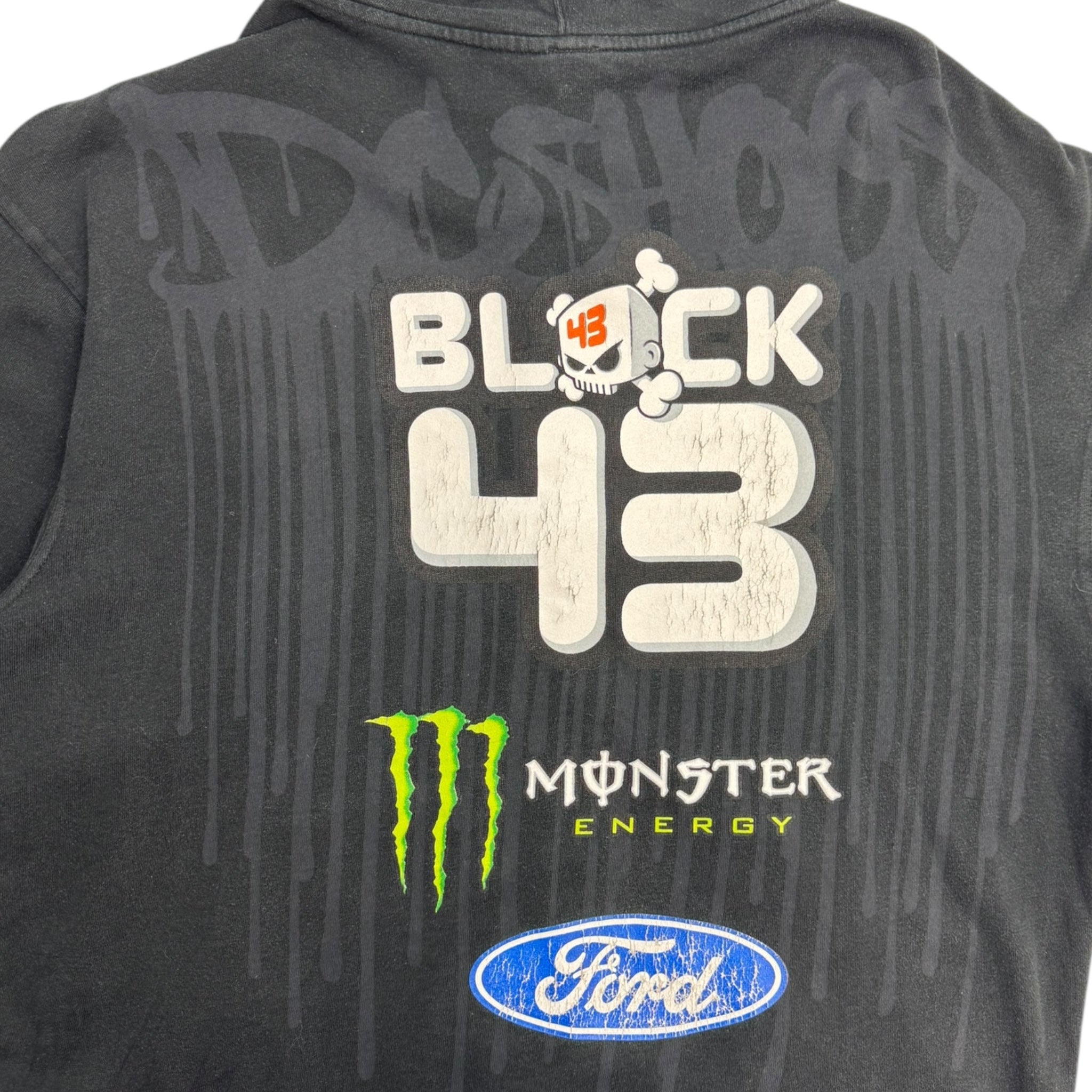 Vintage Y2K DC x Ken Block x Monster Energy Zip Hoodie