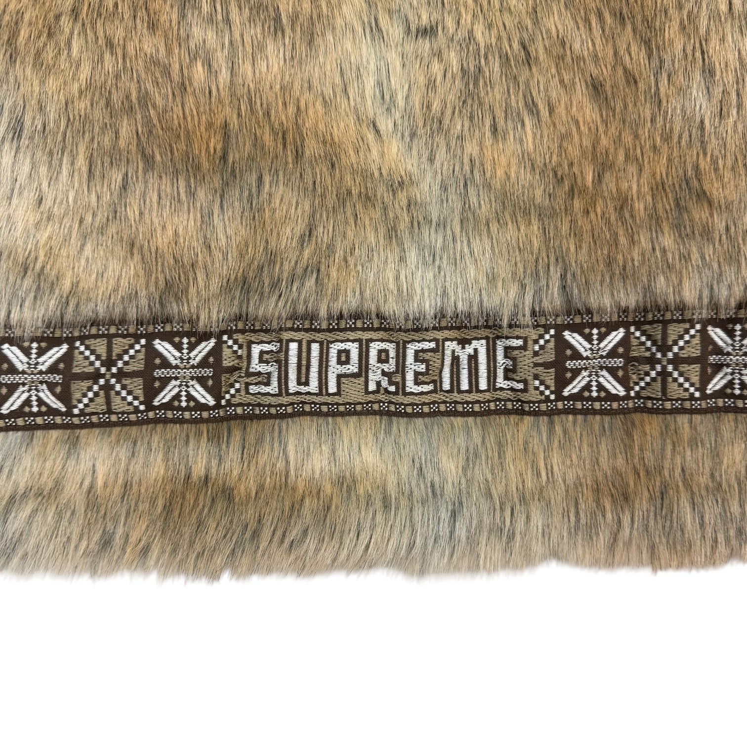 Supreme FW23 Faux Parka Brown