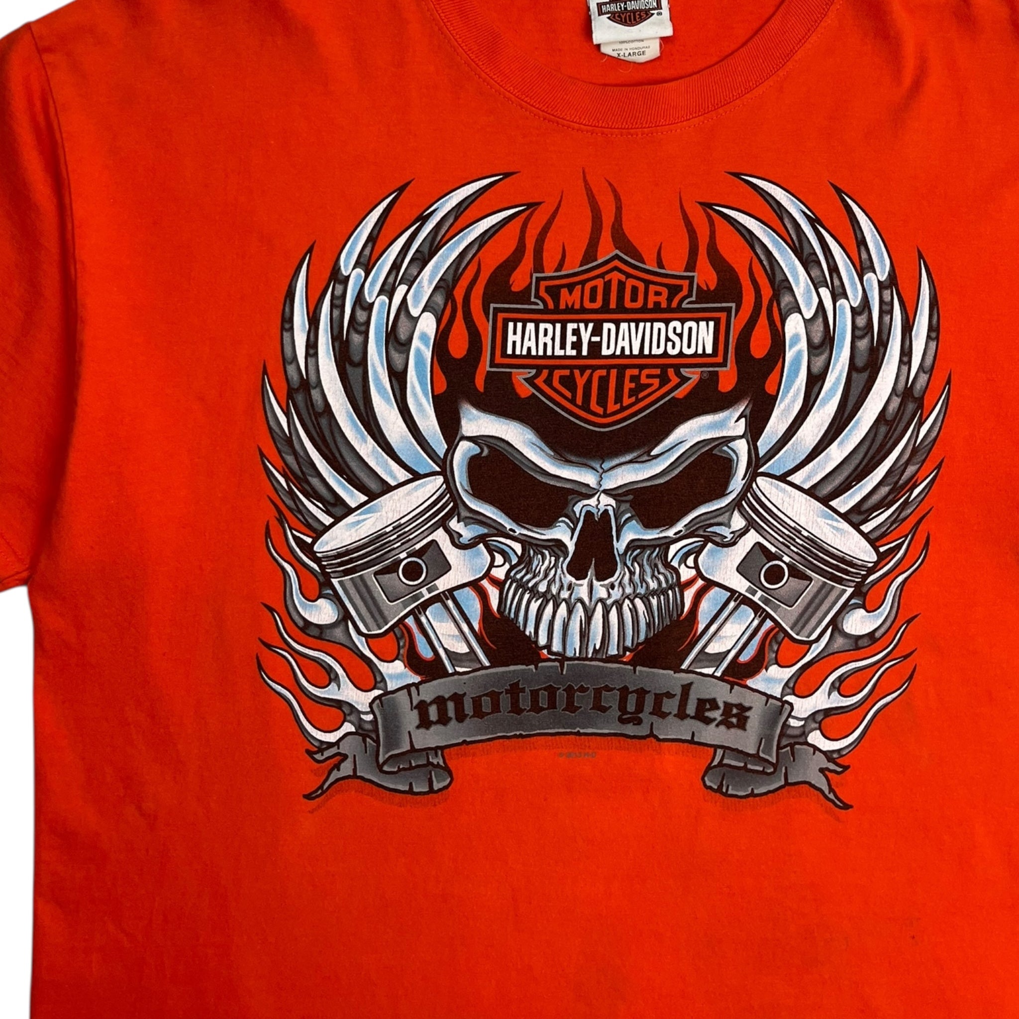Harley Davidson Las Vegas Nevada T-Shirt Orange