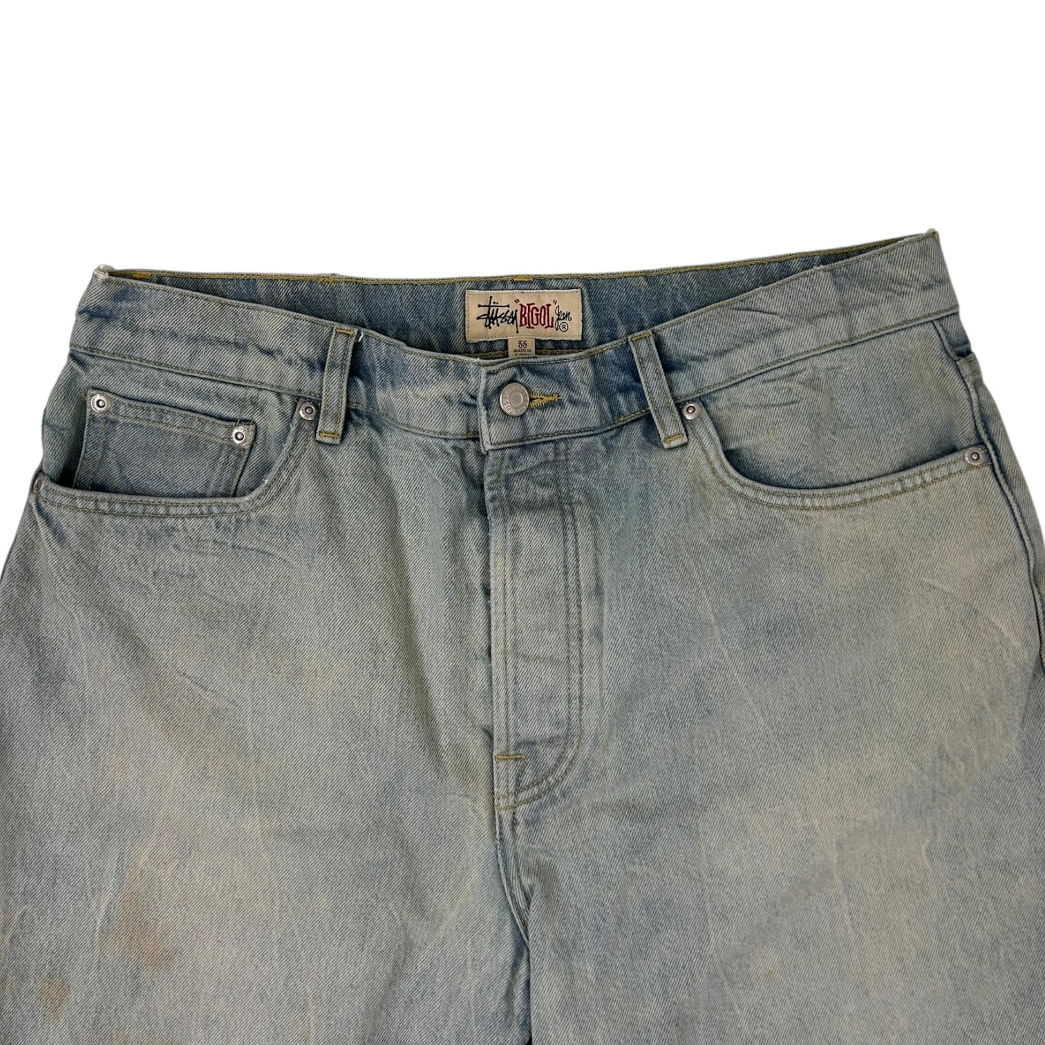 Stussy Big Ol Jean Shorts Sand Wash