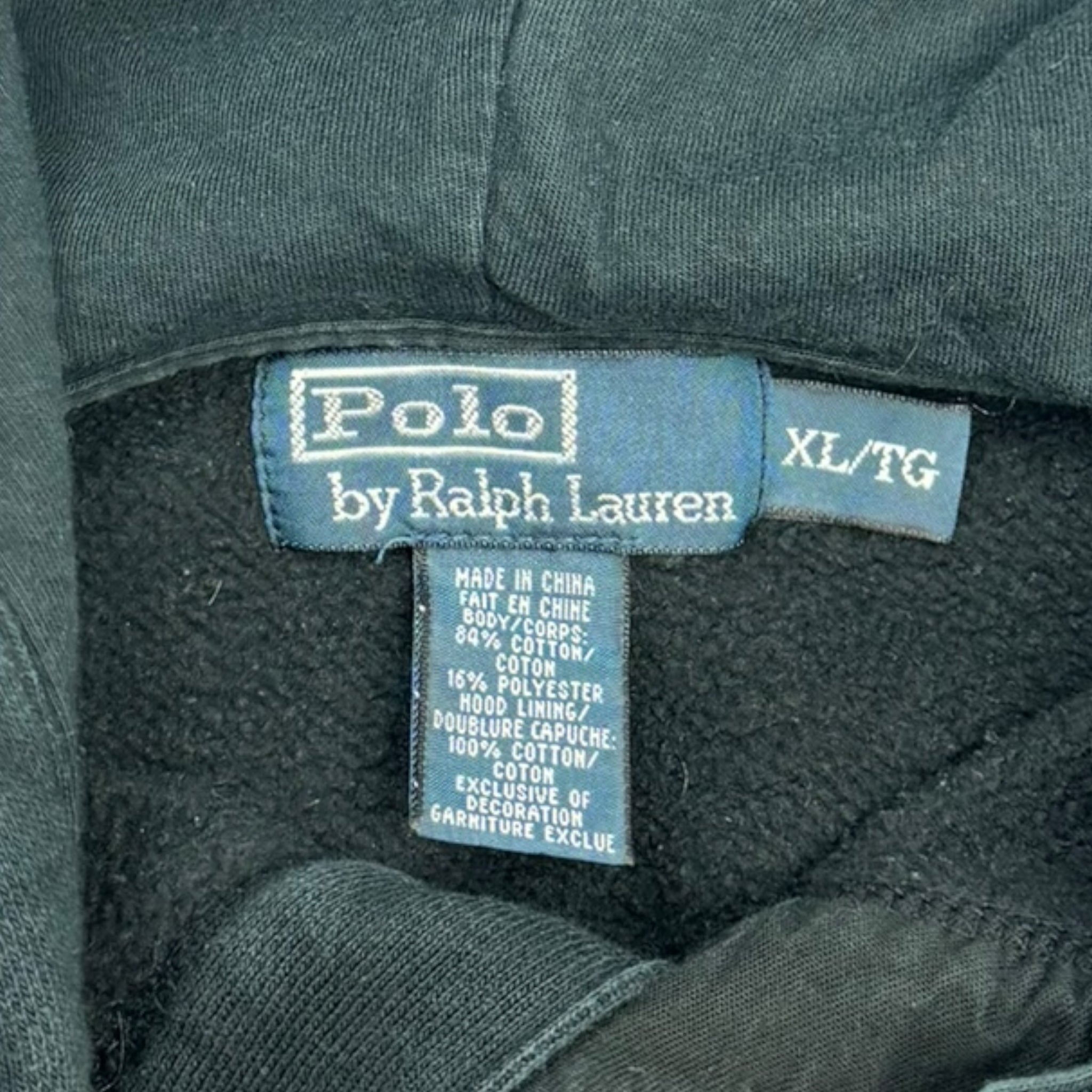 Vintage Polo Ralph Lauren Quarter Button Hoodie