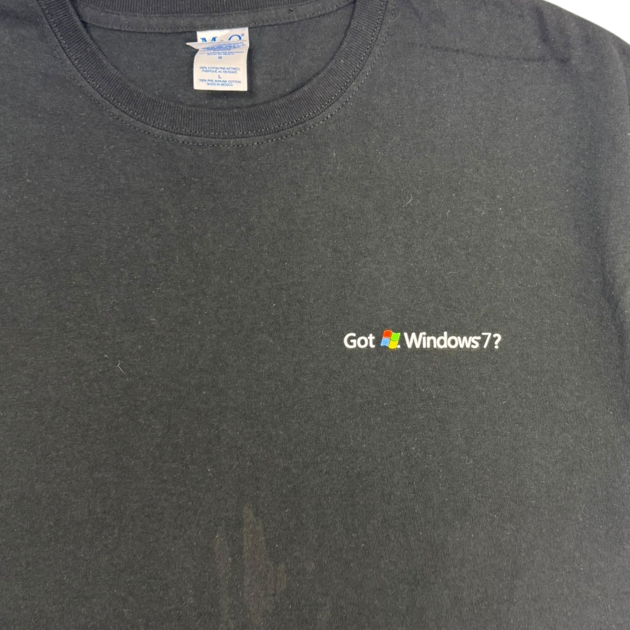 Vintage Microsoft “Got Windows 7?” Tech Promo T-Shirt
