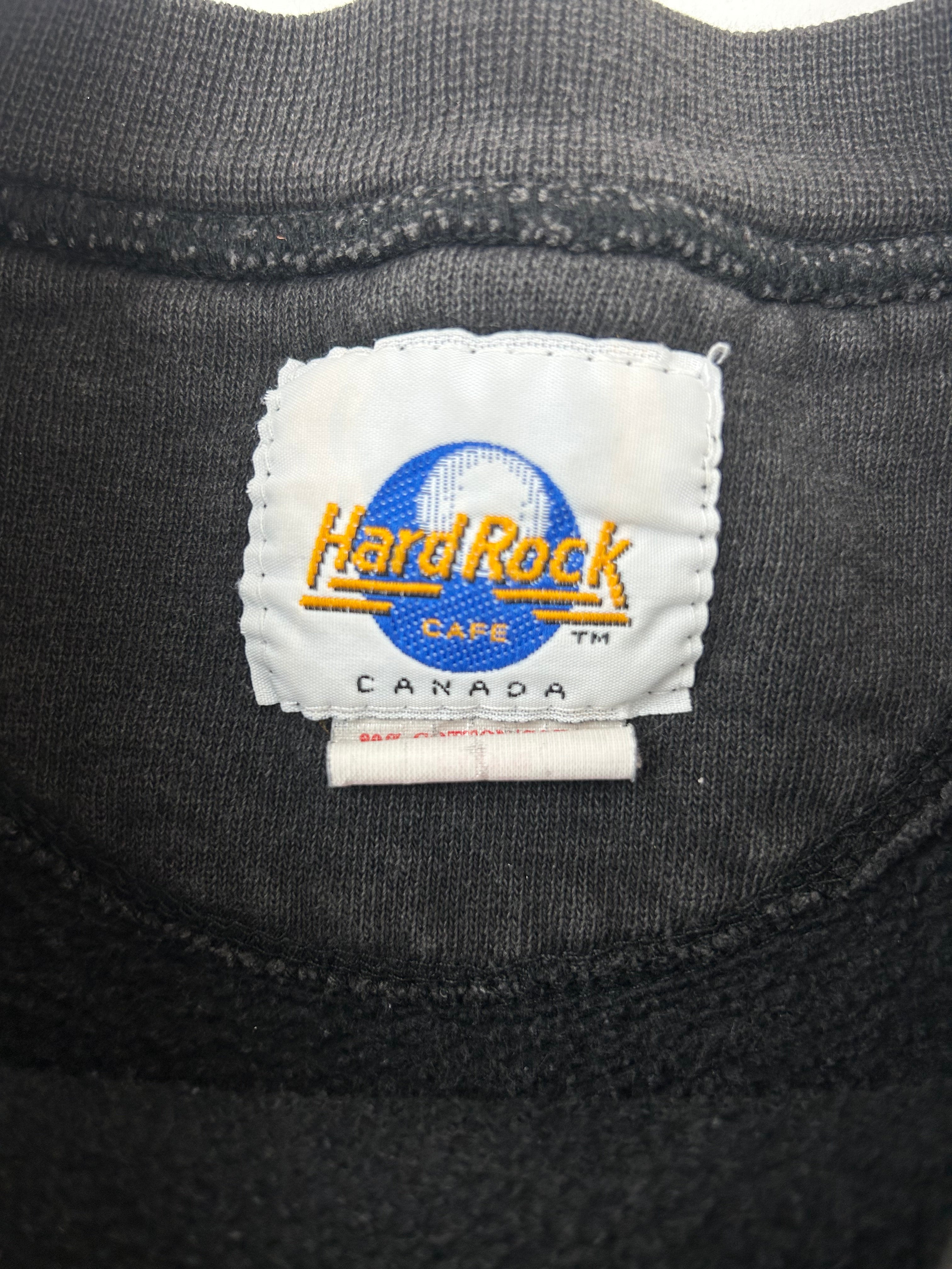 Vintage Hard Rock Cafe Vancouver Crewneck Black