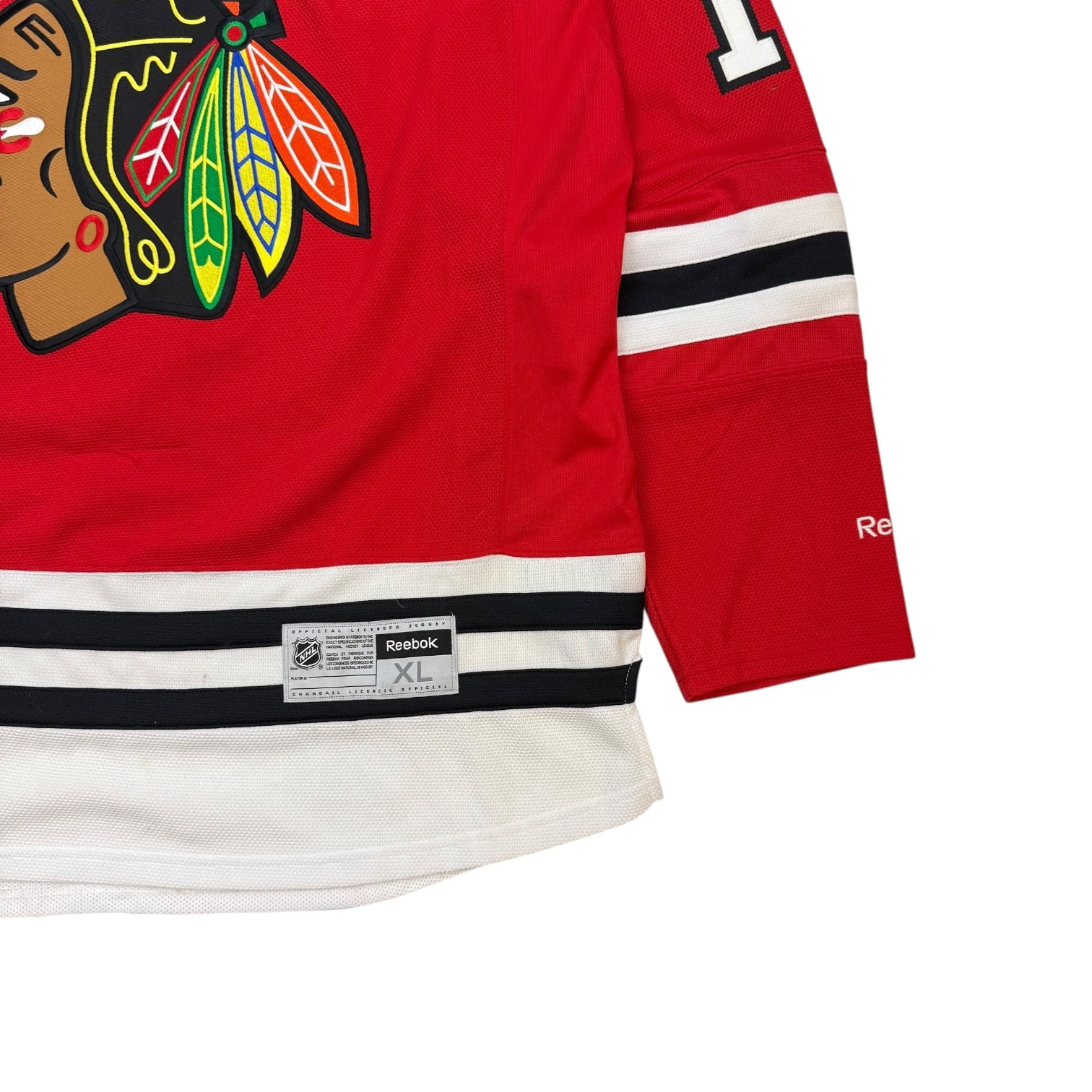 Vintage Reebok Chicago BlackHawks Jonathan Toews Home Jersey Red