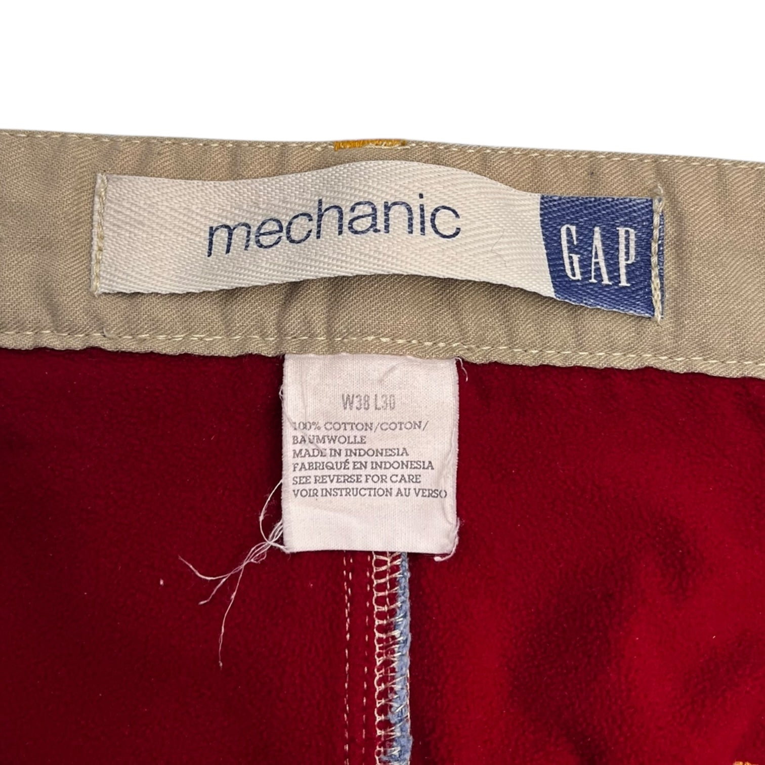 GAP Mechanic Fit Lined Denim Medium Wash