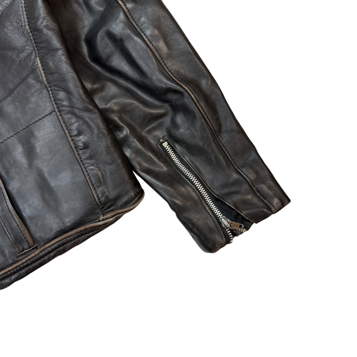 Vintage Bristol Leather Jacket Black