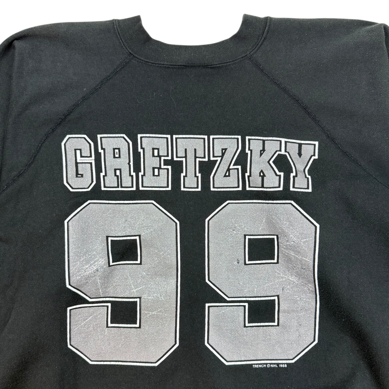 1988 LA Kings Gretzky Crewneck Black
