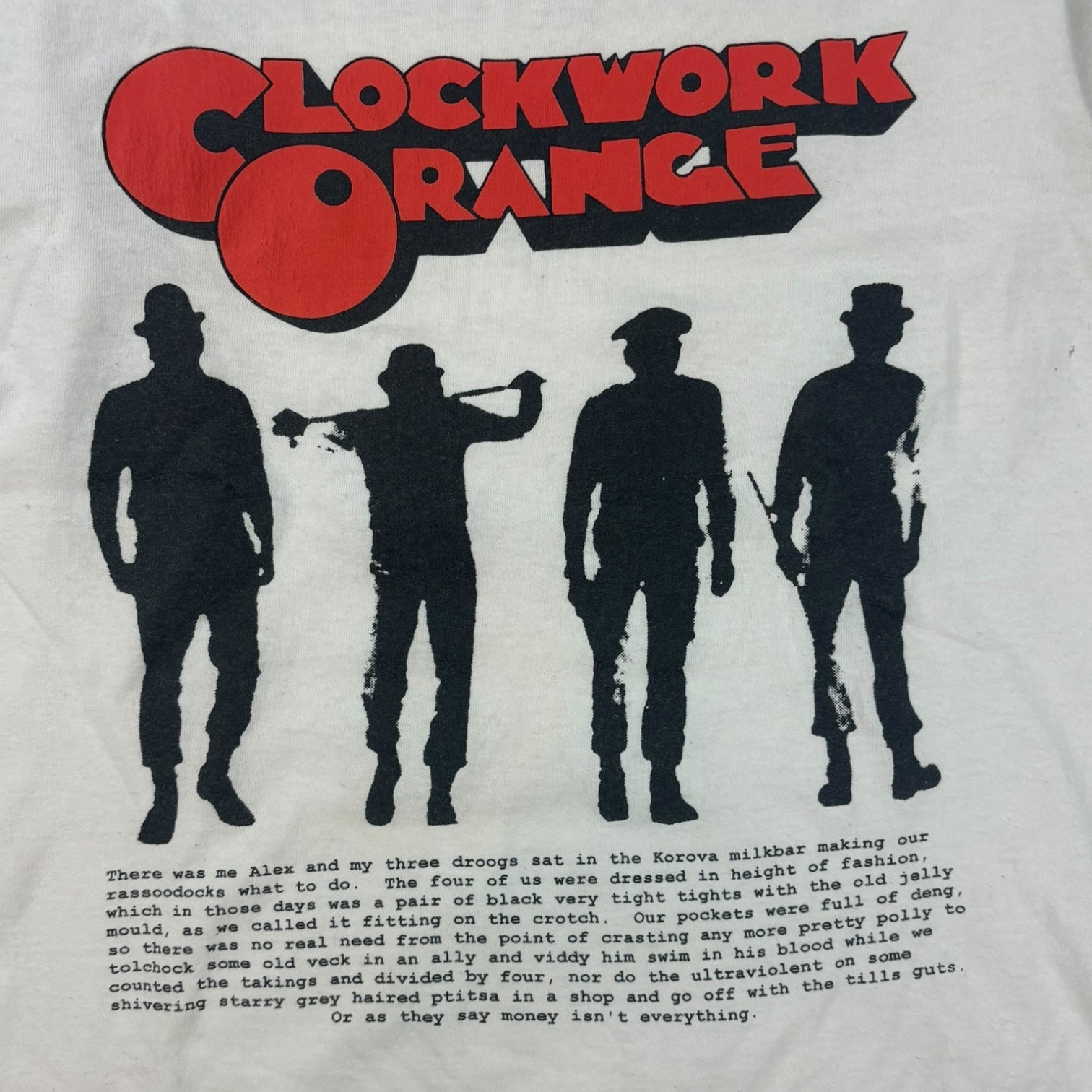Vintage Clockwork Orange Promo T-Shirt White