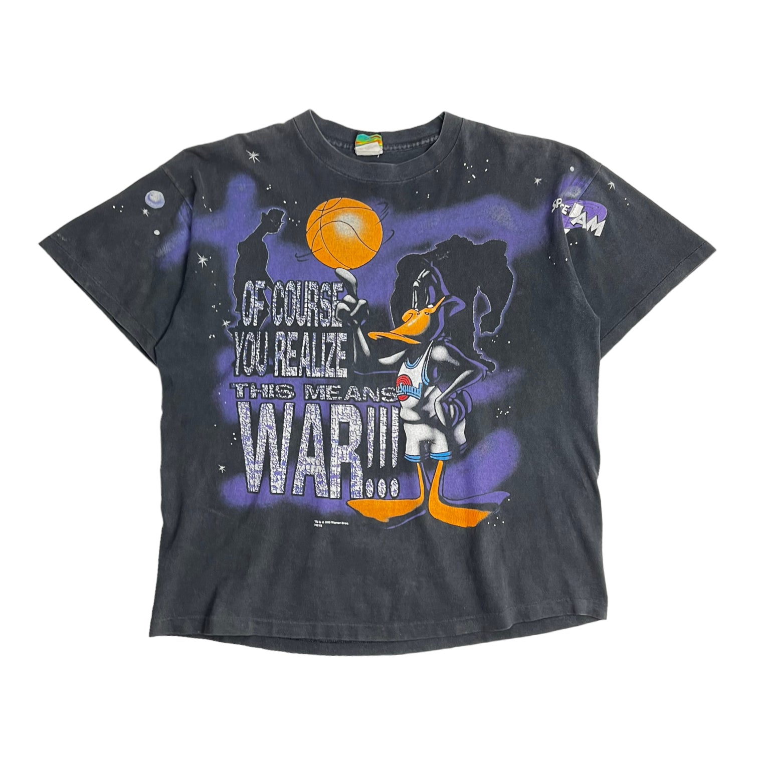 1996 Daffy Duck Space Jam AOP T-Shirt