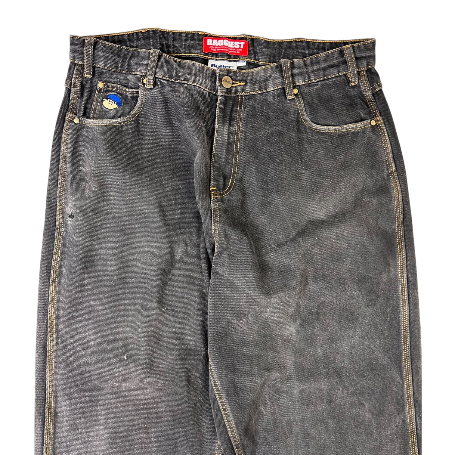 Butter Goods Denim Pants Black