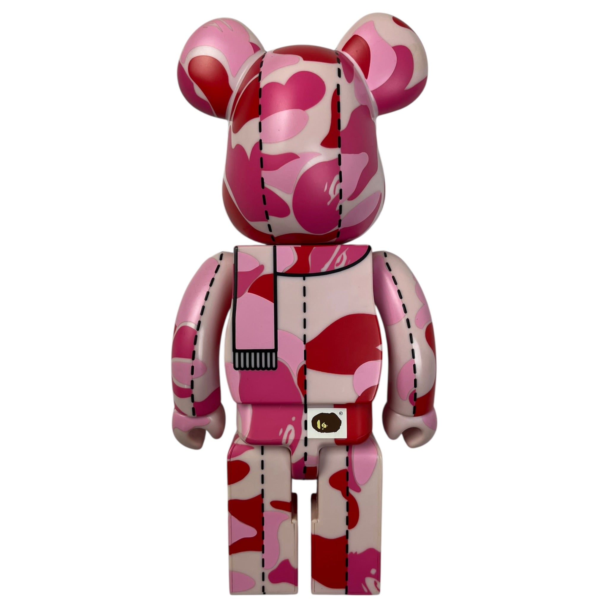 BAPE x Bear Brick ABC Camo 400% Pink