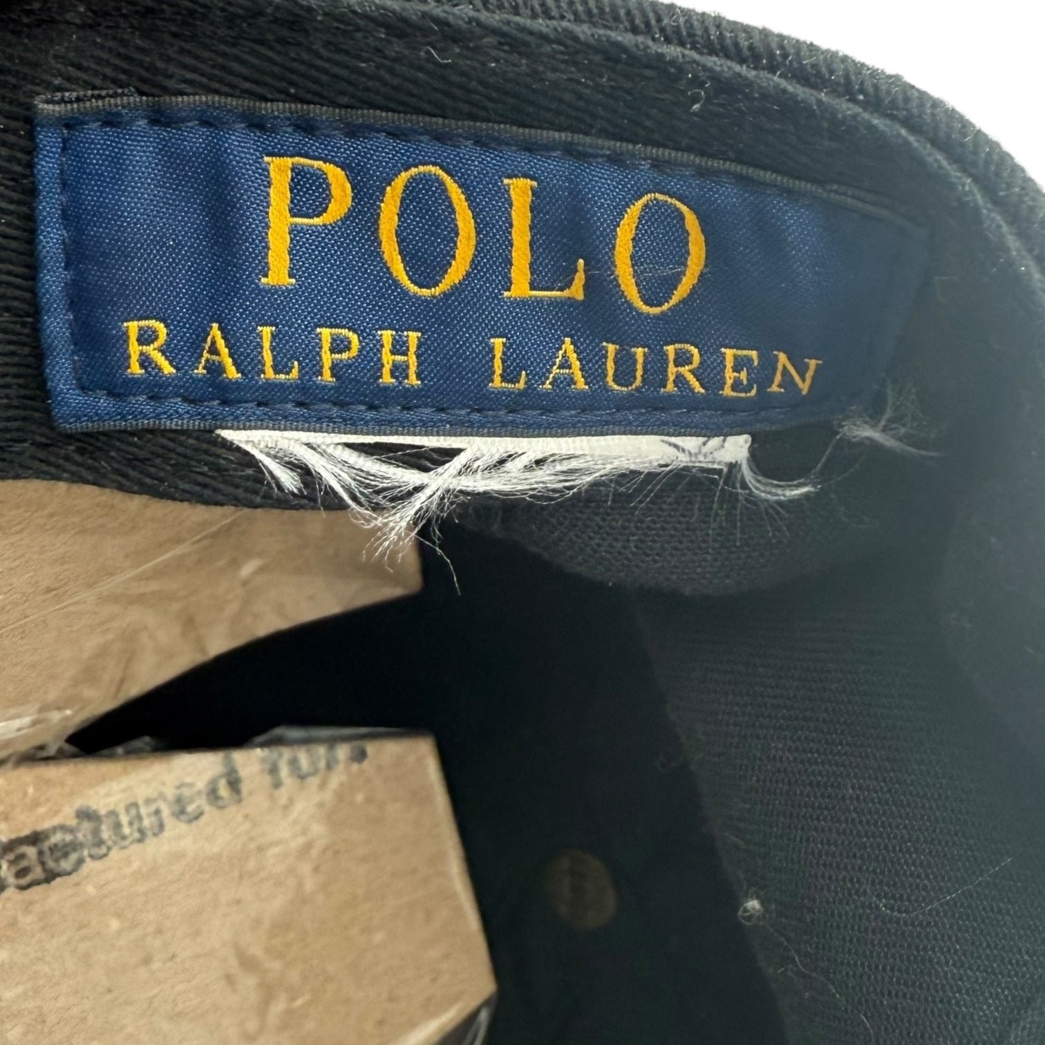 Polo Ralph Lauren Skull Chino Dad Hat Black