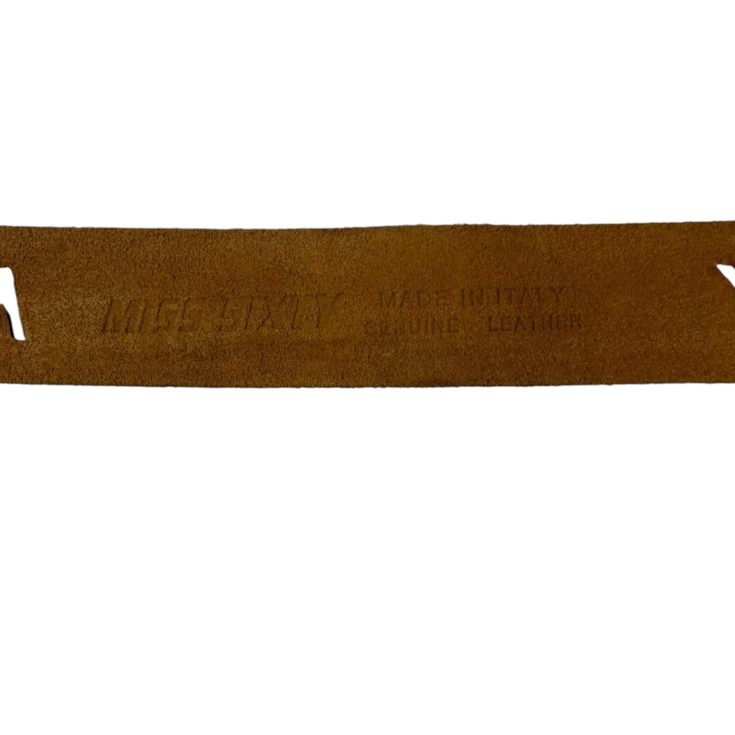 Miss Sixty Cut-Out Leather Belt Yellow