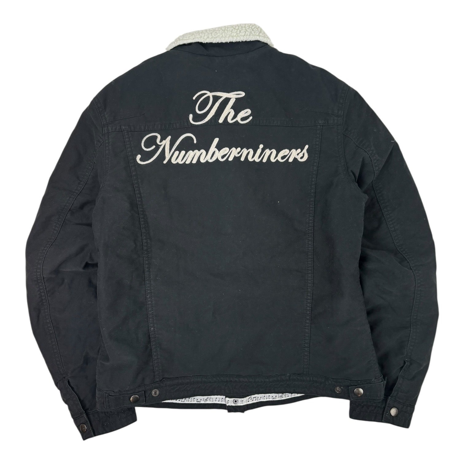 Vintage Number (N)ine Military Boa Jacket Black