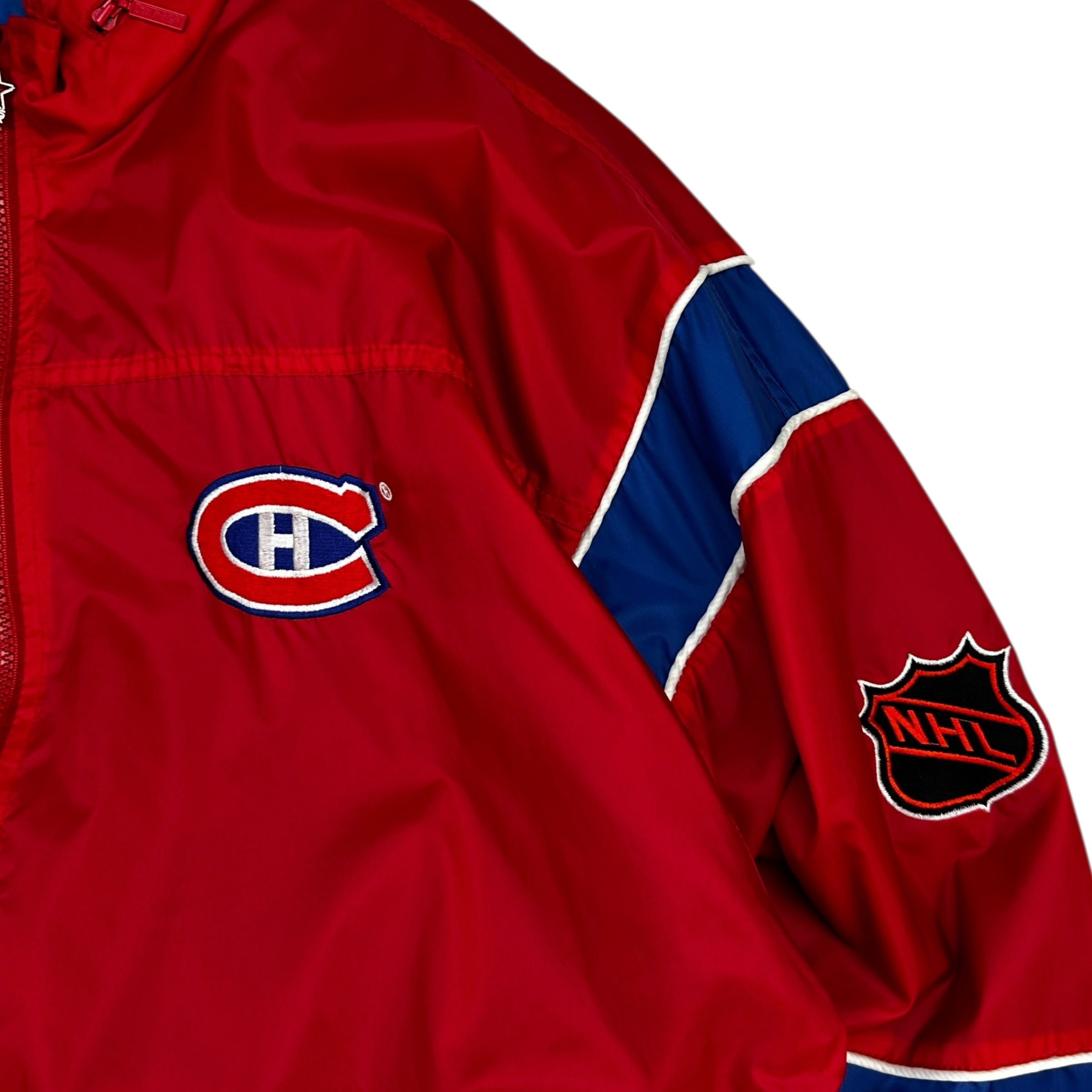 Vintage Starter Montreal Canadians Windbreaker Red