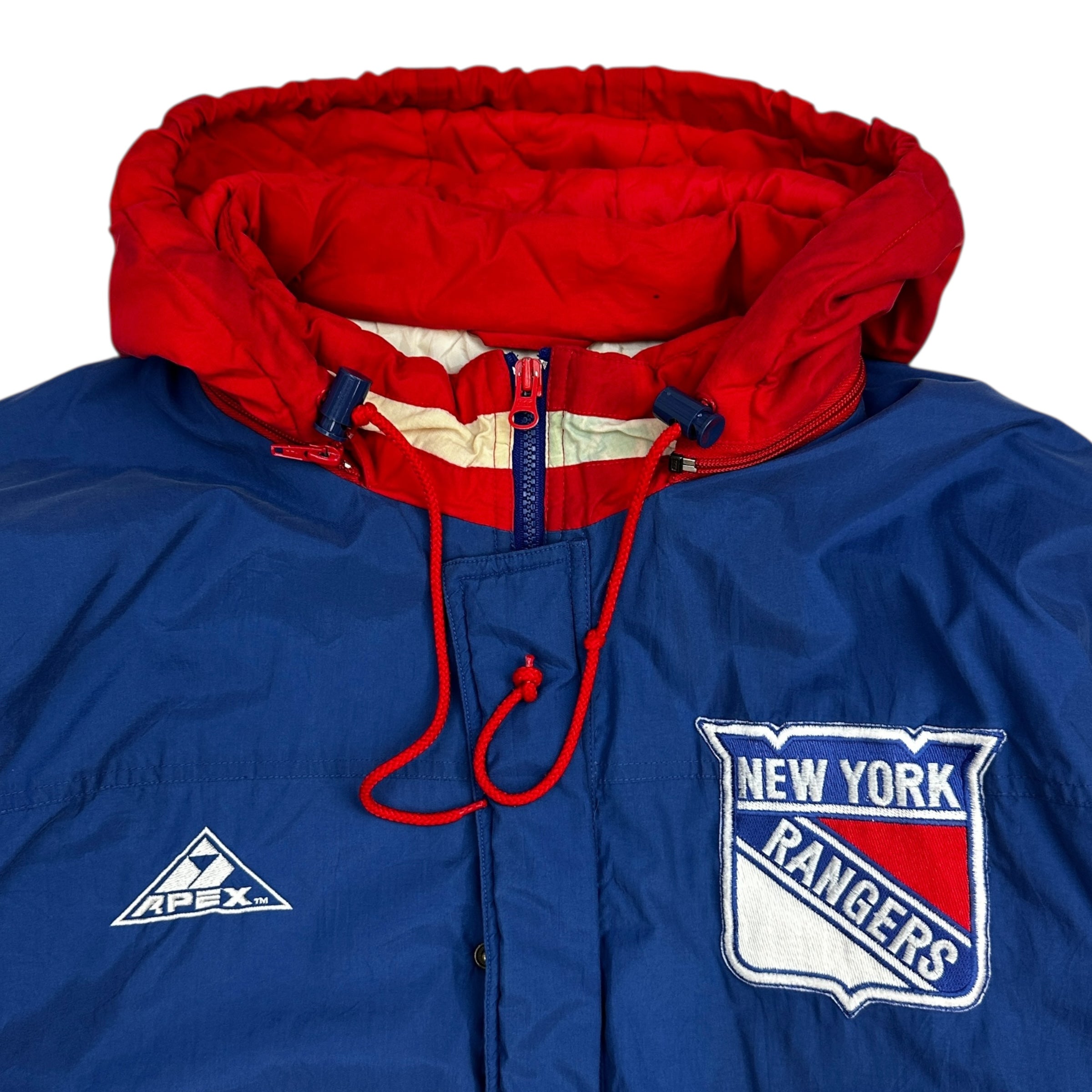 Vintage Apex New York Rangers Insulated Jacket Blue/White