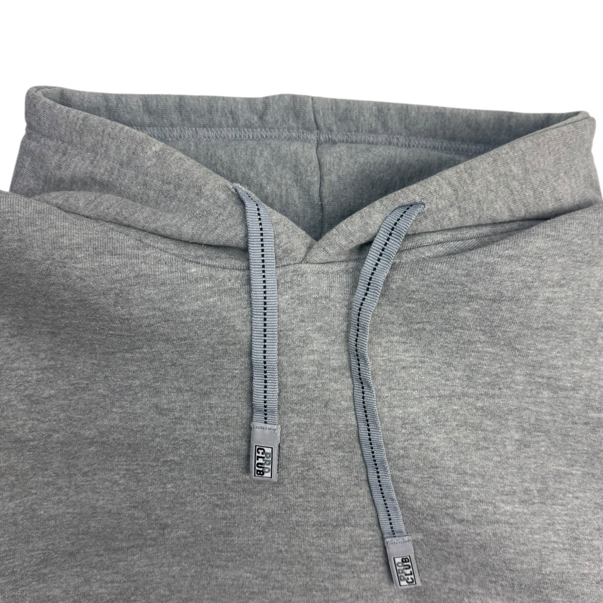 Y2K Pro Club Blank Hoodie Grey