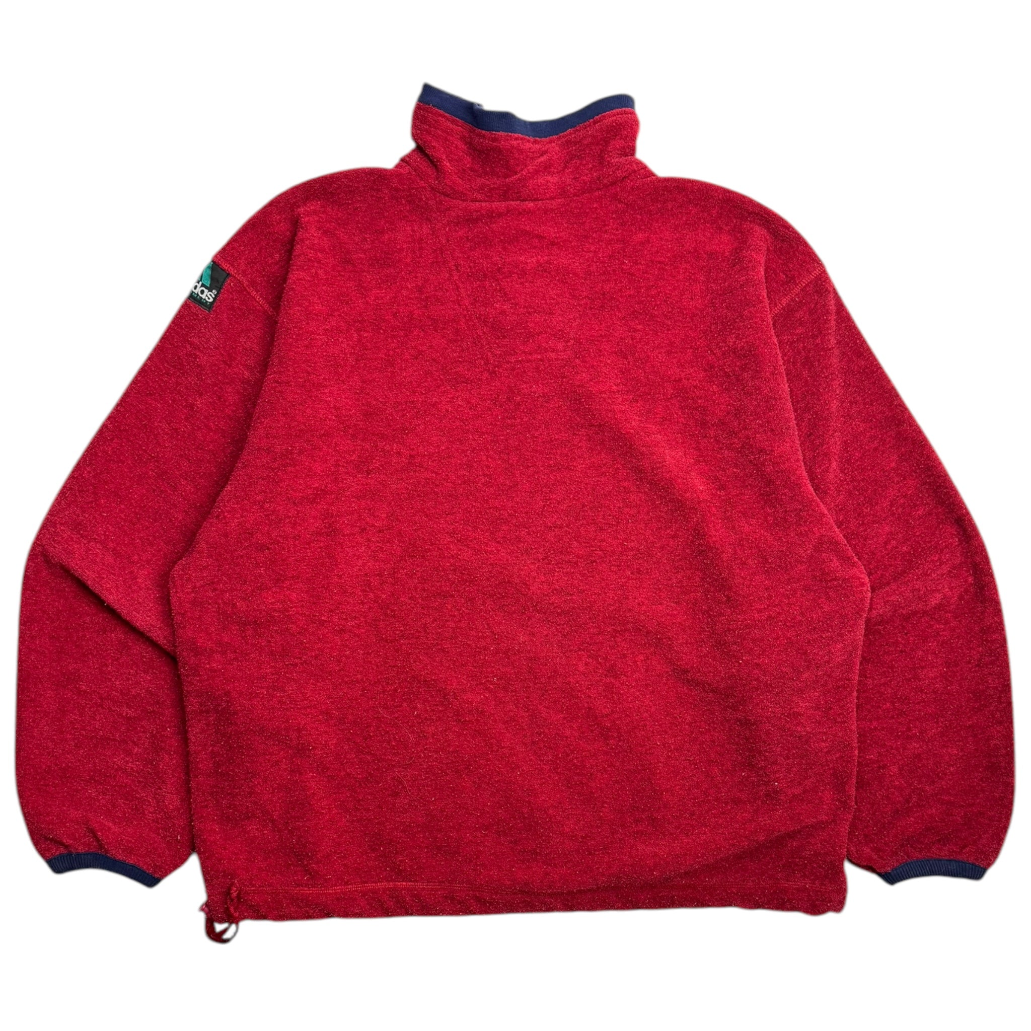 Vintage Adidas Equipment Quarter Zip Fleece Plush