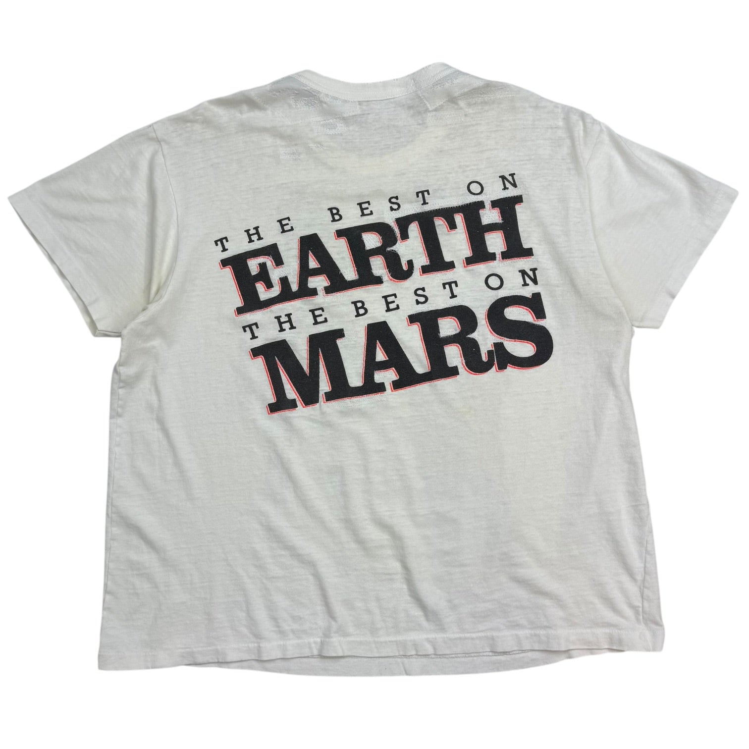 Vintage Nike Michael Jordan Spike Lee Earth and Mars Tee White