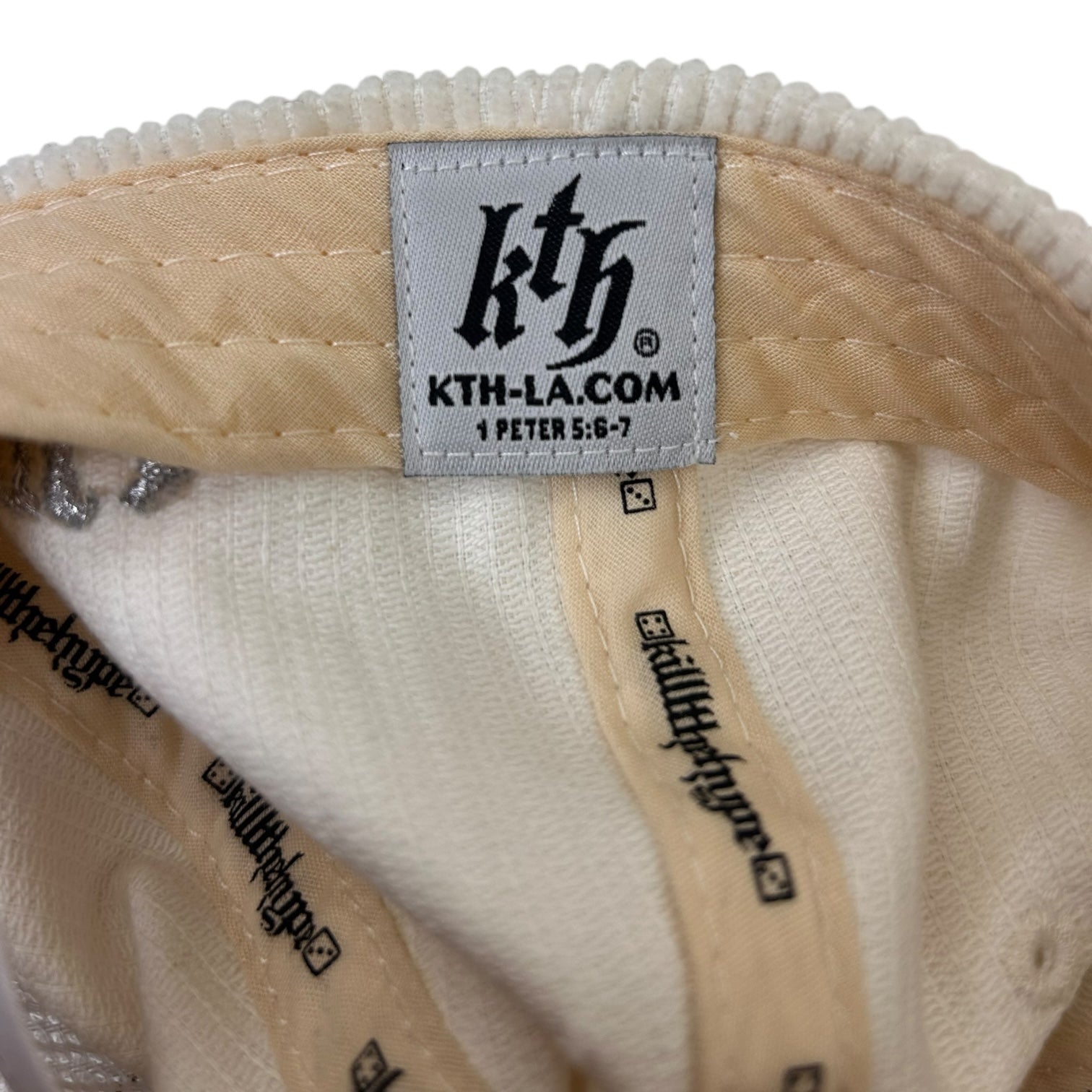 Kill The Hype LA Dodgers Corduroy SnapBack Hat Cream/Brown