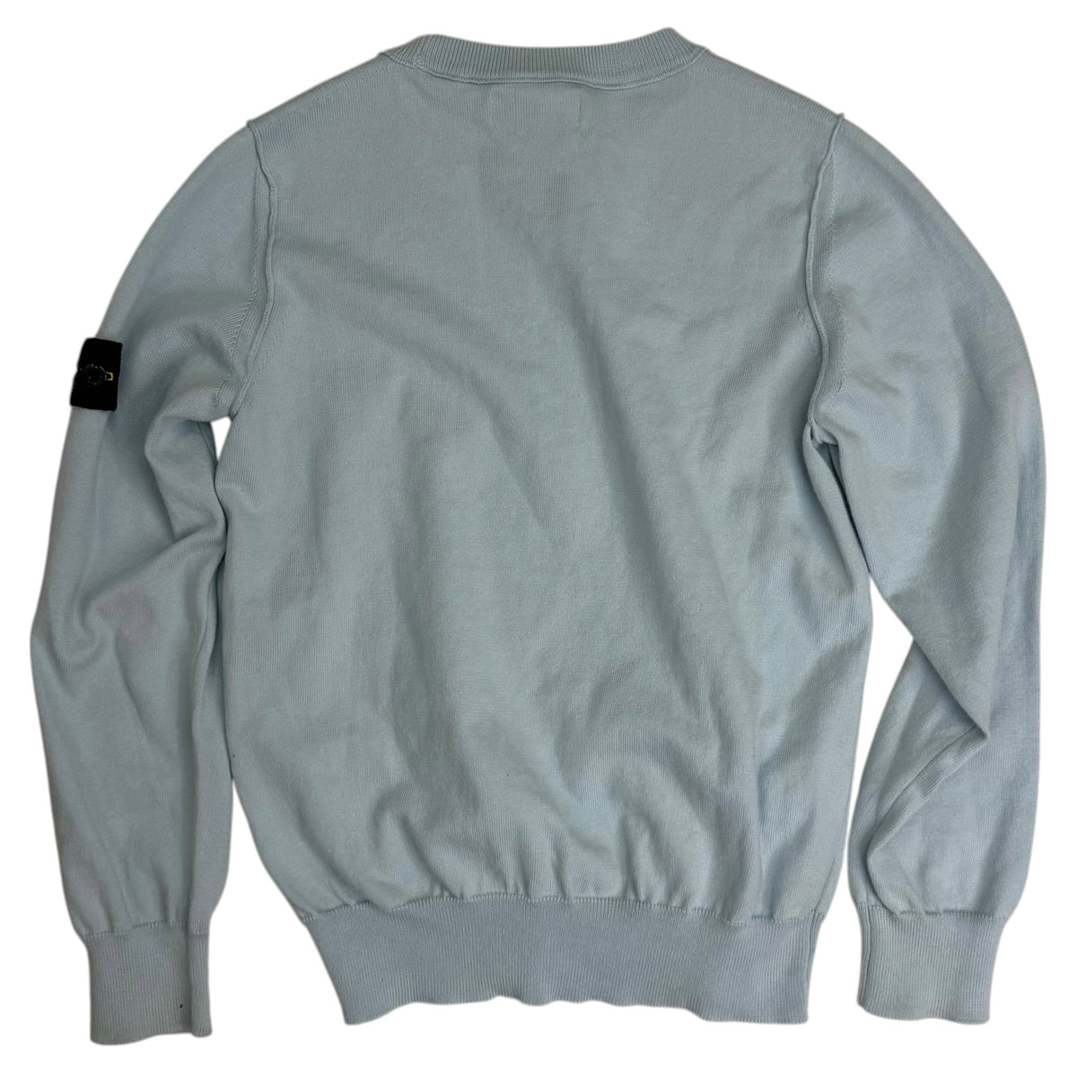 Stone Island Junior Crewneck Sweater Baby Blue
