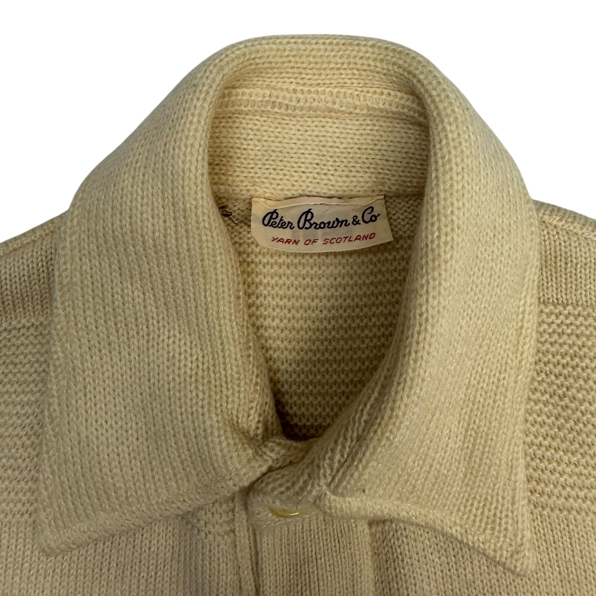 True Vintage “Yarn Of Scotland” Collared Knit Longsleeve