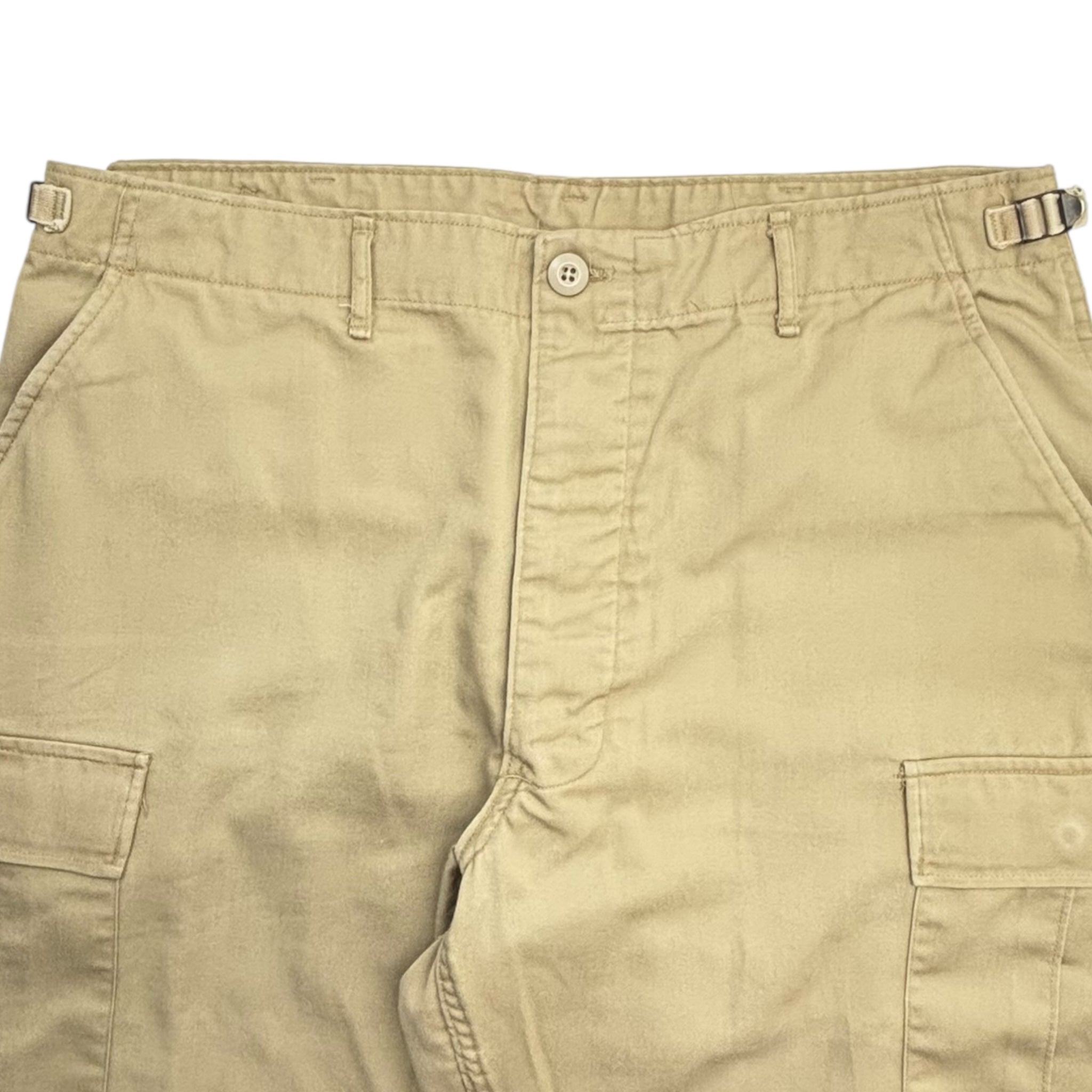 Vintage Combat Trousers Cargo Beige