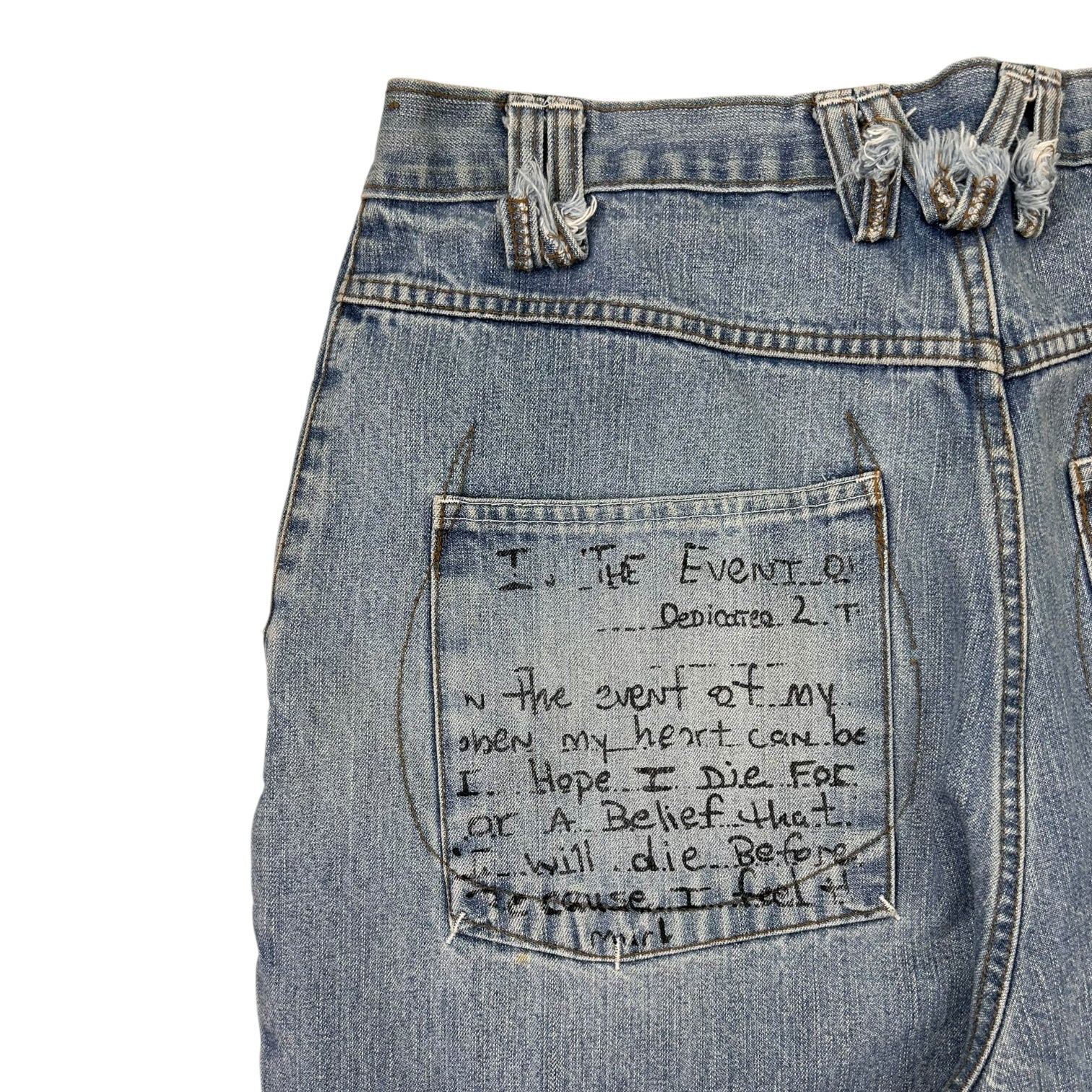 Vintage Y2K Makaveli Tupac Jeans