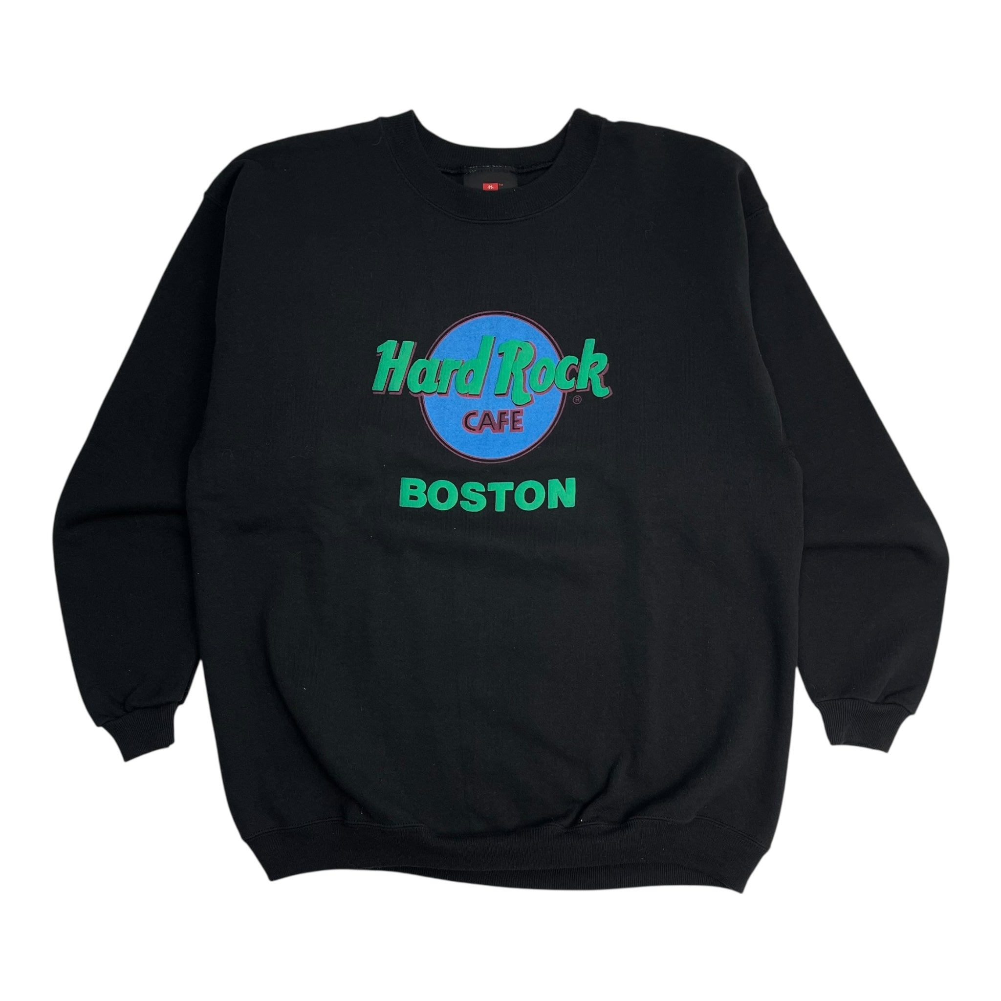Vintage Hard Rock Café Boston Sweatshirt Black