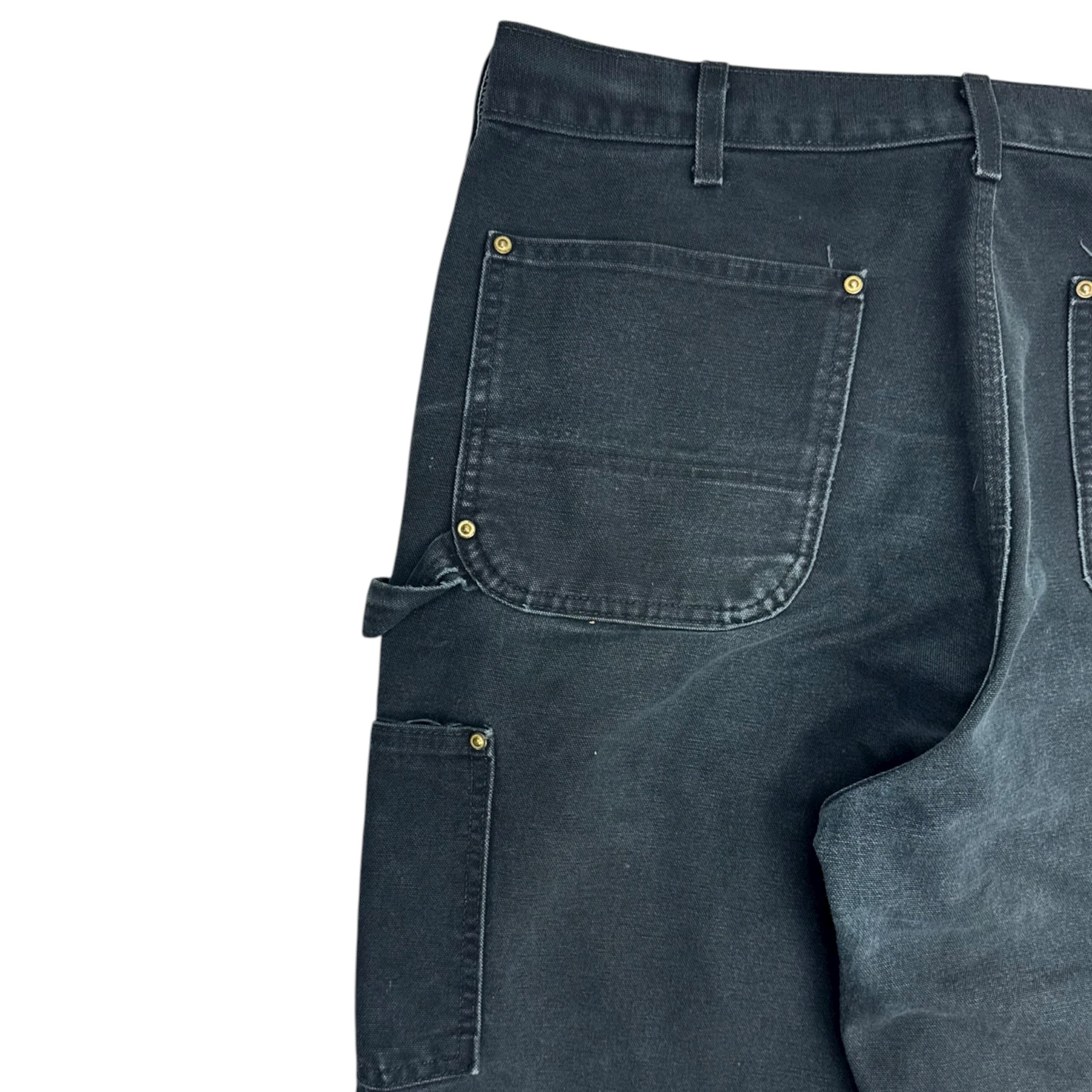 Vintage Carhartt Double Knee Bottoms Faded Black