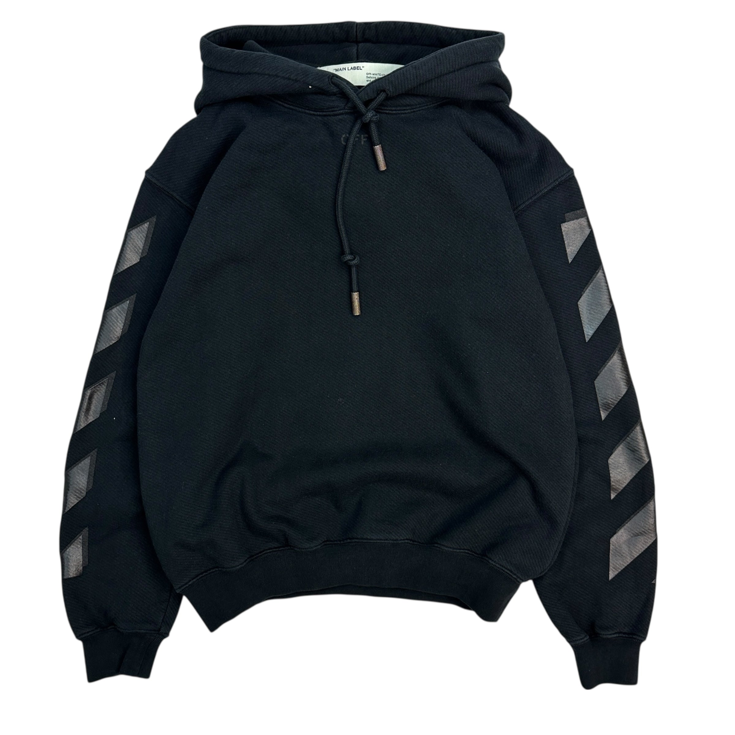 Off-White Rubber Arrows Hoodie Black/Black
