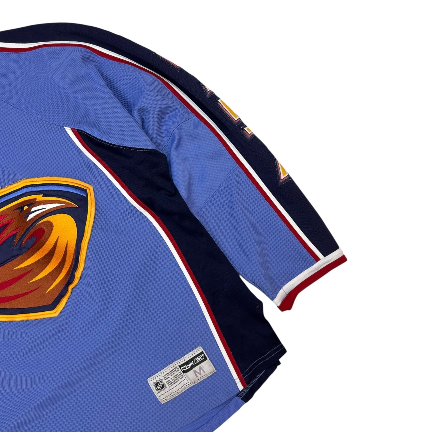 Vintage Reebok Ilya Kovalchuk Atlanta Thrashers 2008 Home Jersey Baby Blue/Navy