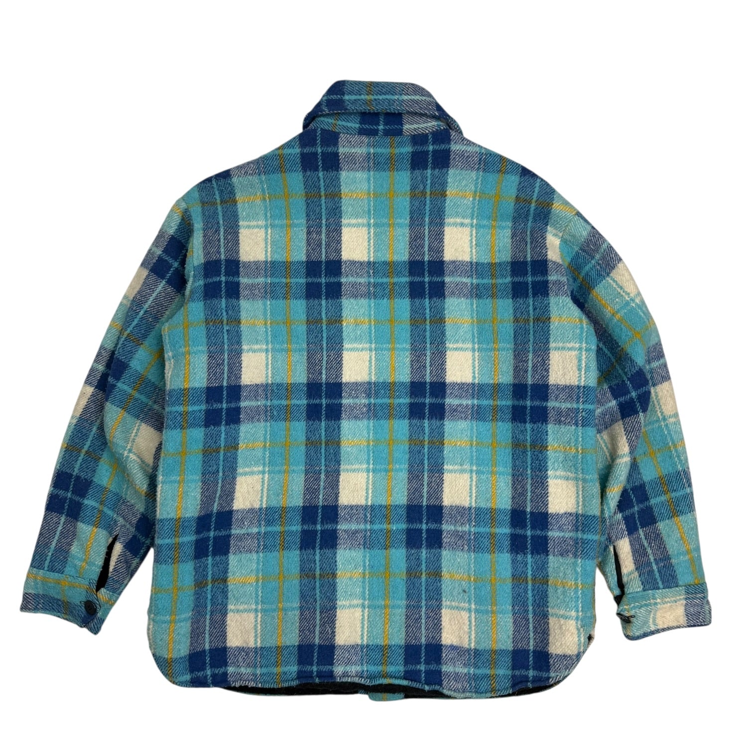 Vintage Caribou Flannel Button Up Blue