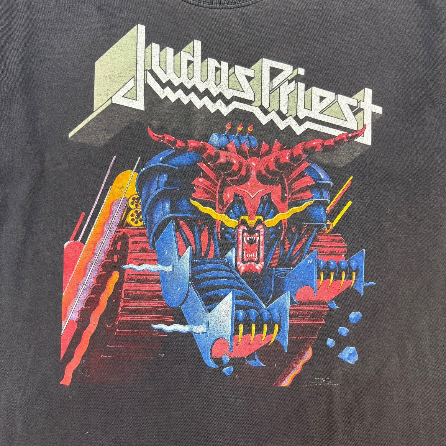 Vintage Judas Priest Defenders Of The Faith Tee Black