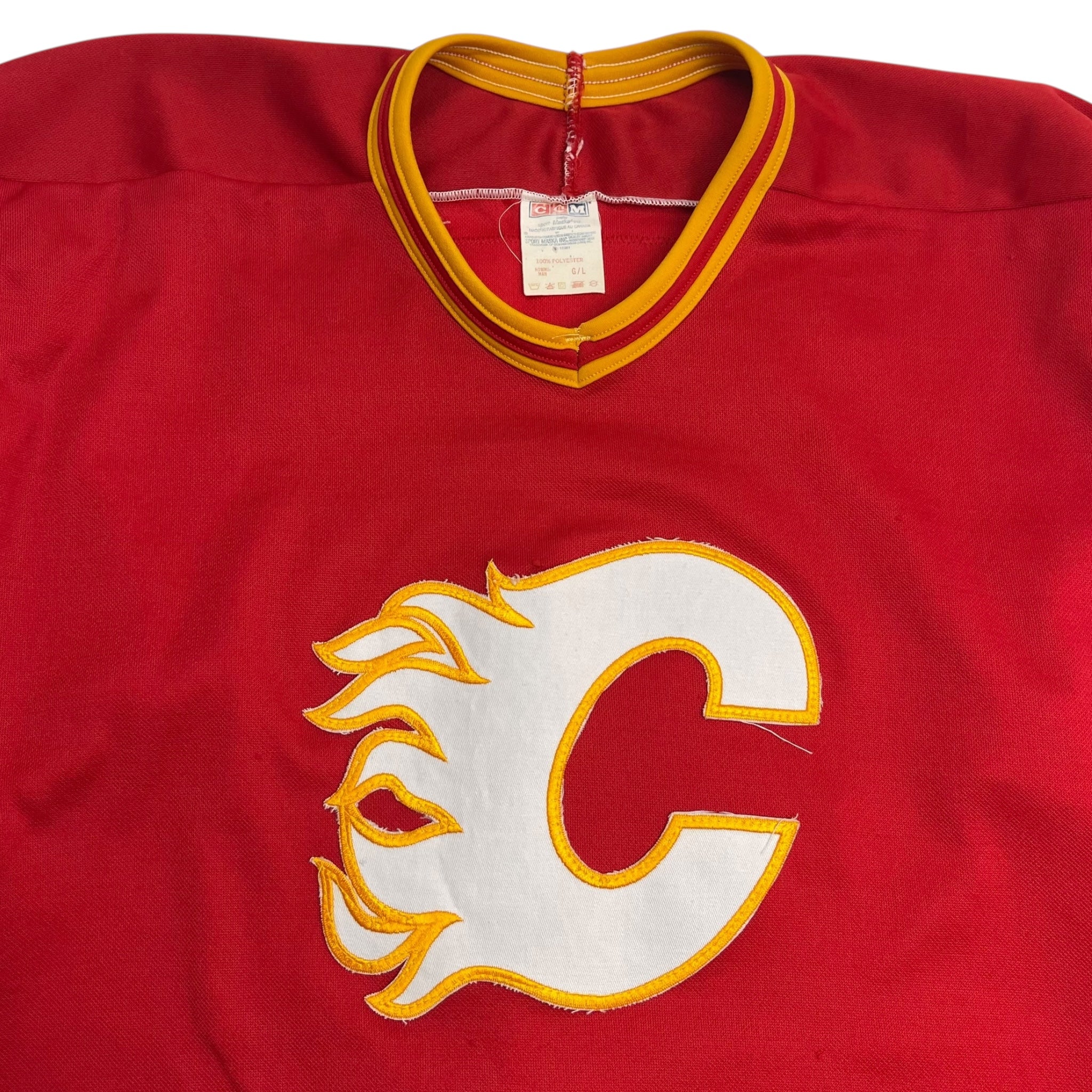 Vintage Calgary Flames Kevin Dahl CCM NHL Jersey
