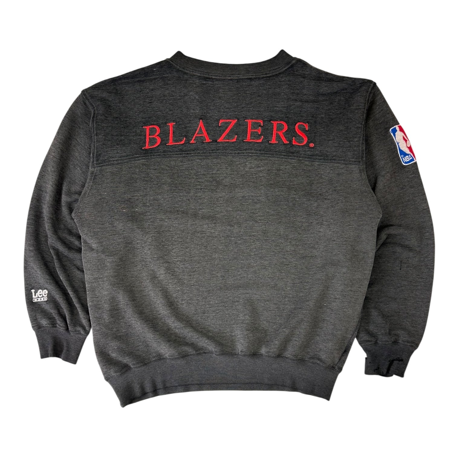 Vintage Portland Trail Blazers Crewneck Grey