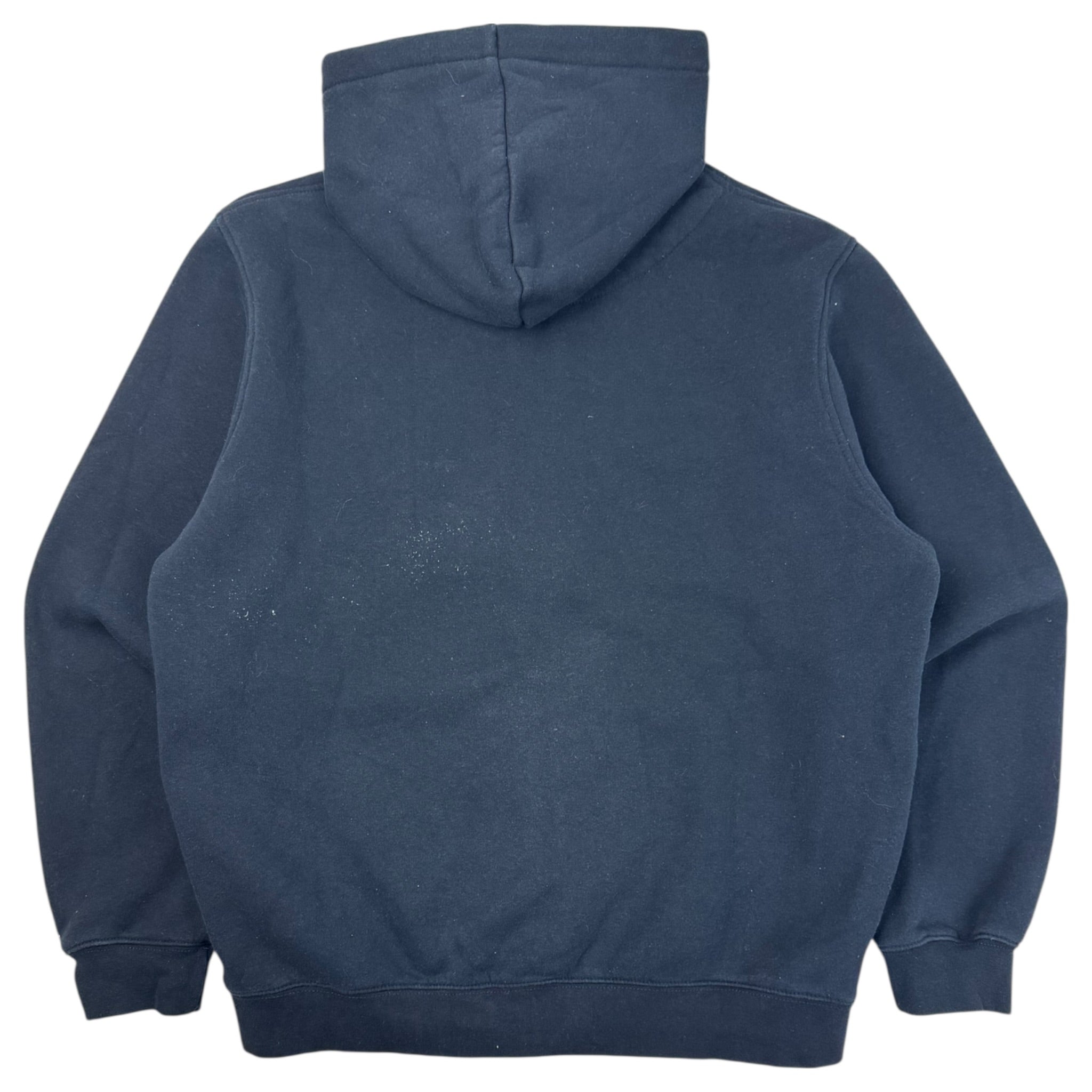 Vintage Nike Side Swoosh Zip Up Hoodie Dark Navy