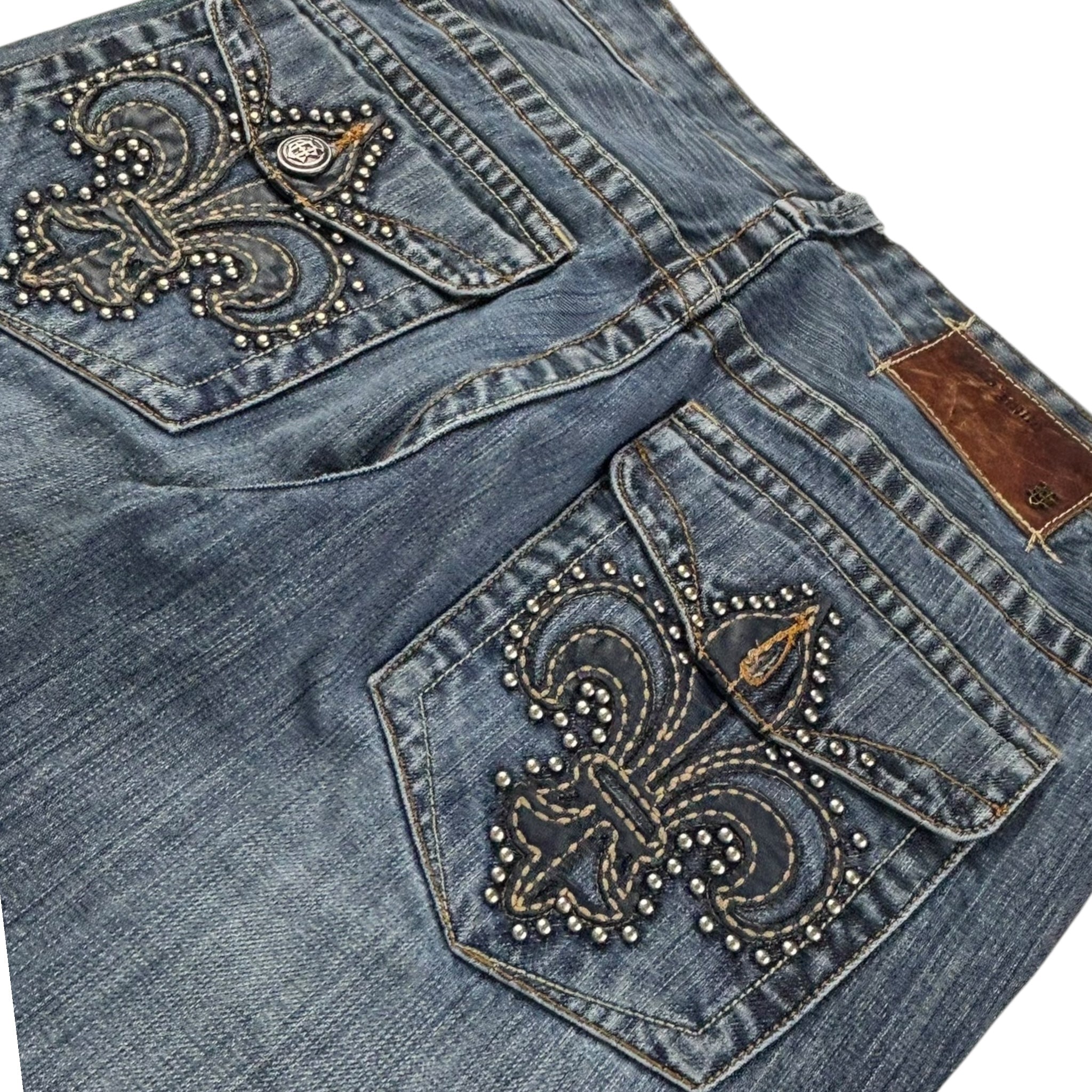 Vintage Y2K Ecko Untld Embroidered Pants Navy Blue