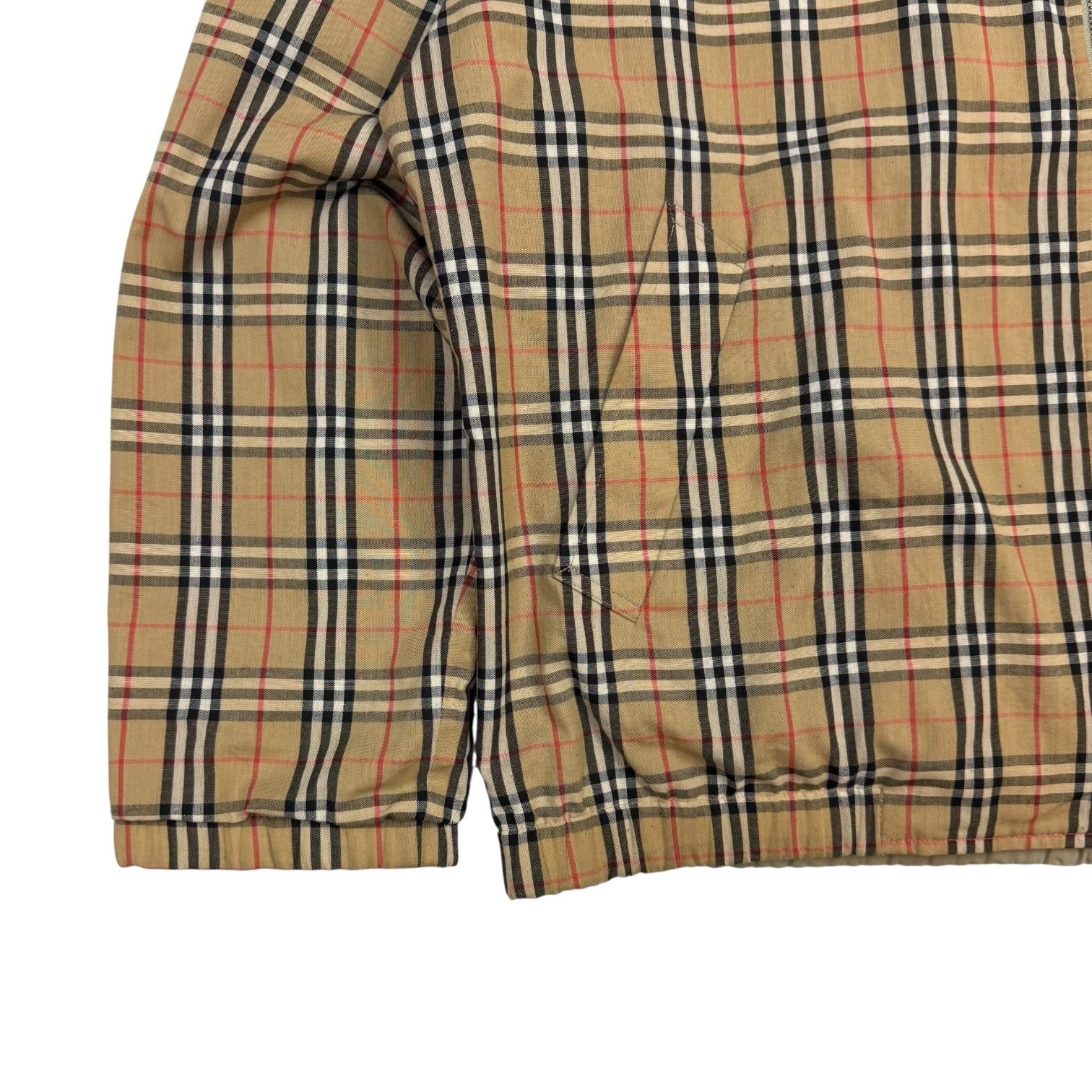 Burberry Nova Check Reversible Jacket Plaid/Beige