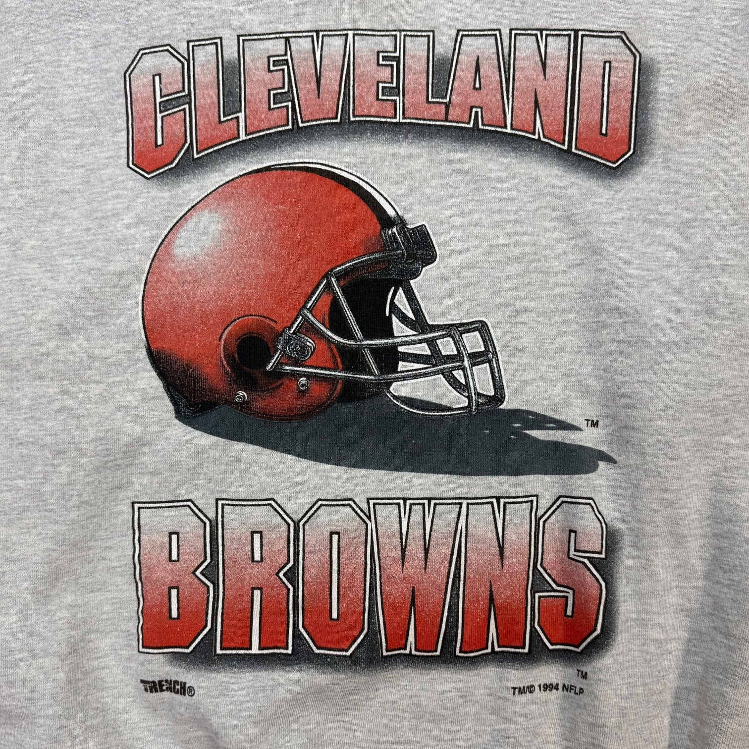 Vintage Cleveland Browns Crewneck Sweater Grey