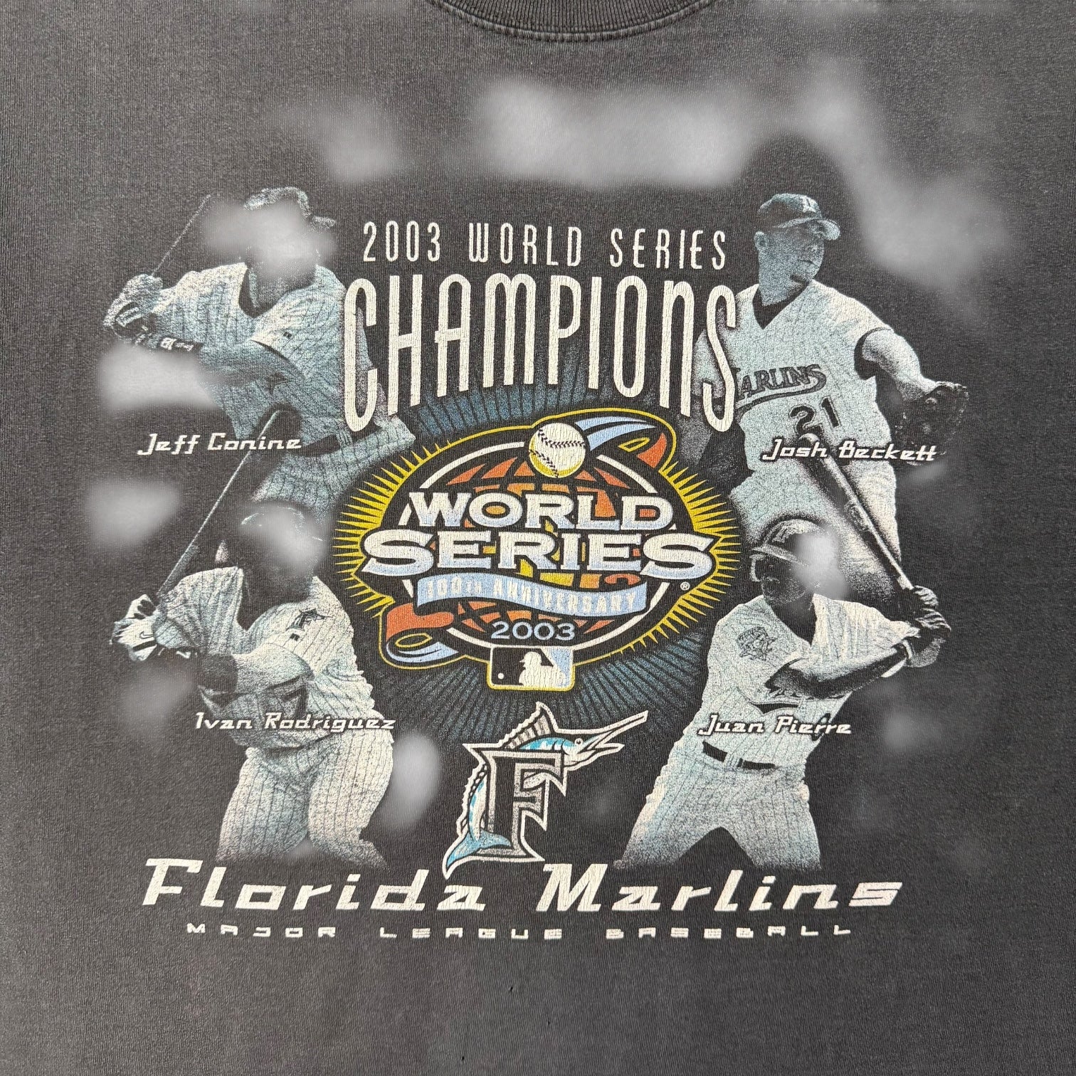 2003 Florida Marlins World Series Champs Tee Black