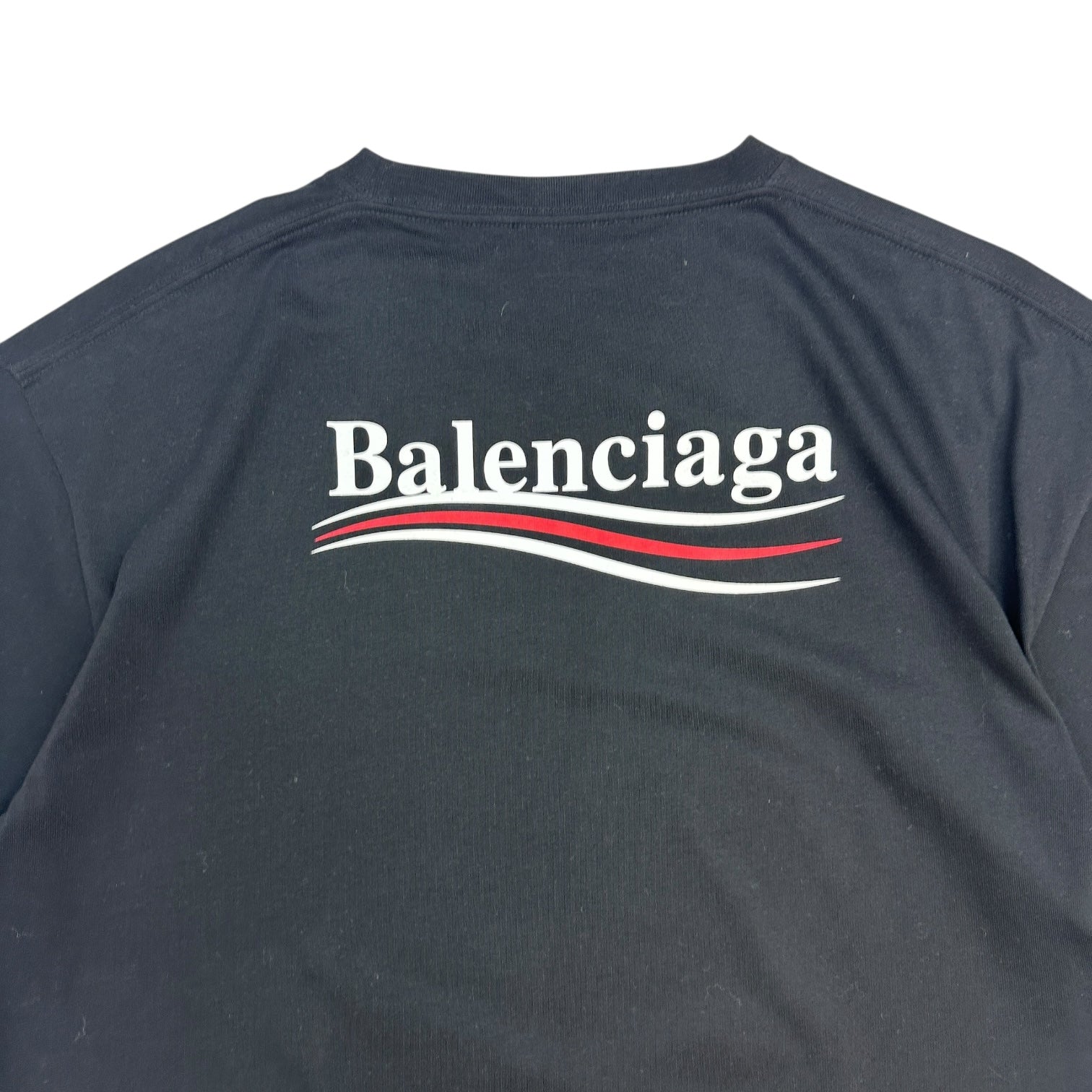 Balenciaga Political Campaign T-Shirt Black
