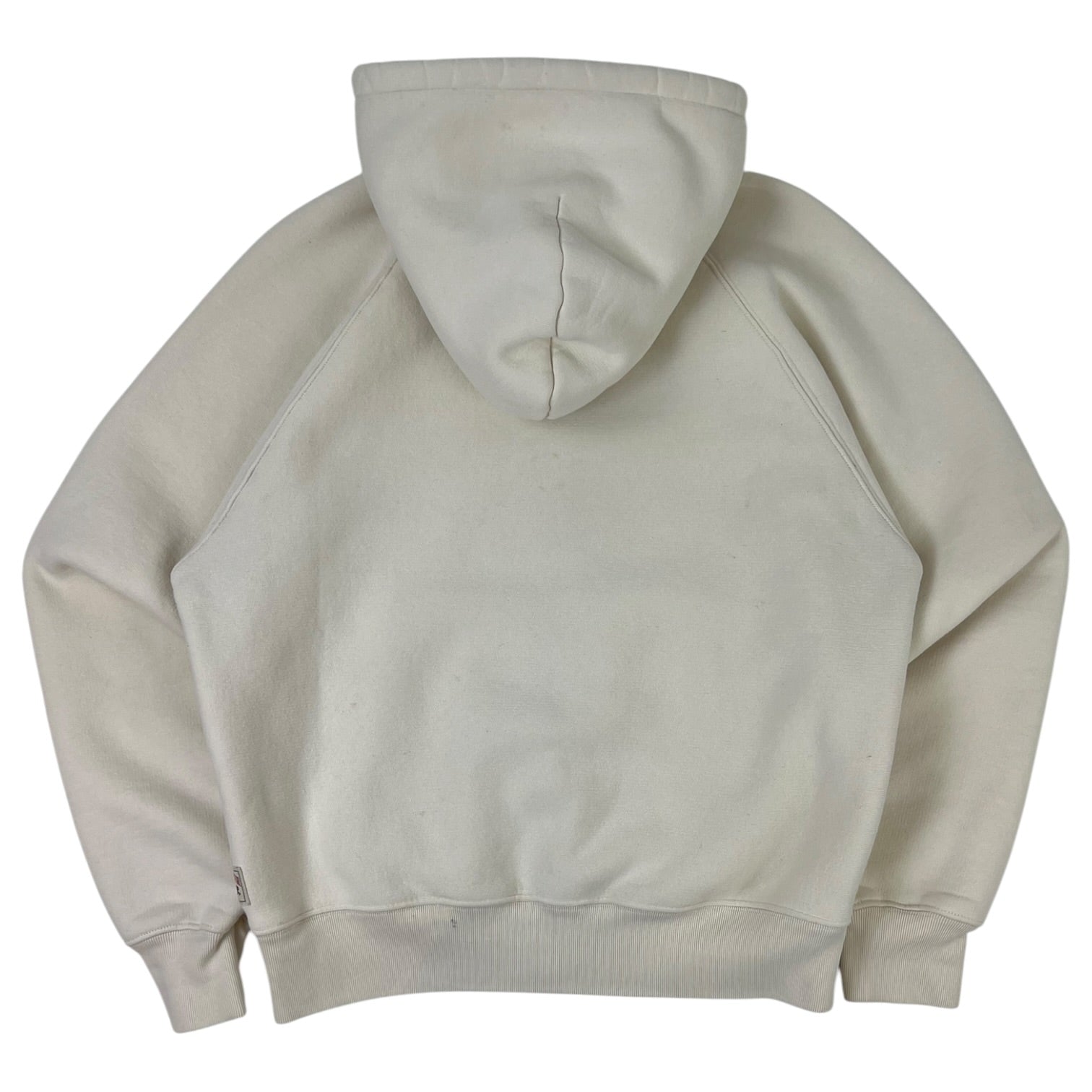 Stussy Fleece Raglan Zip Up Hoodie Natural