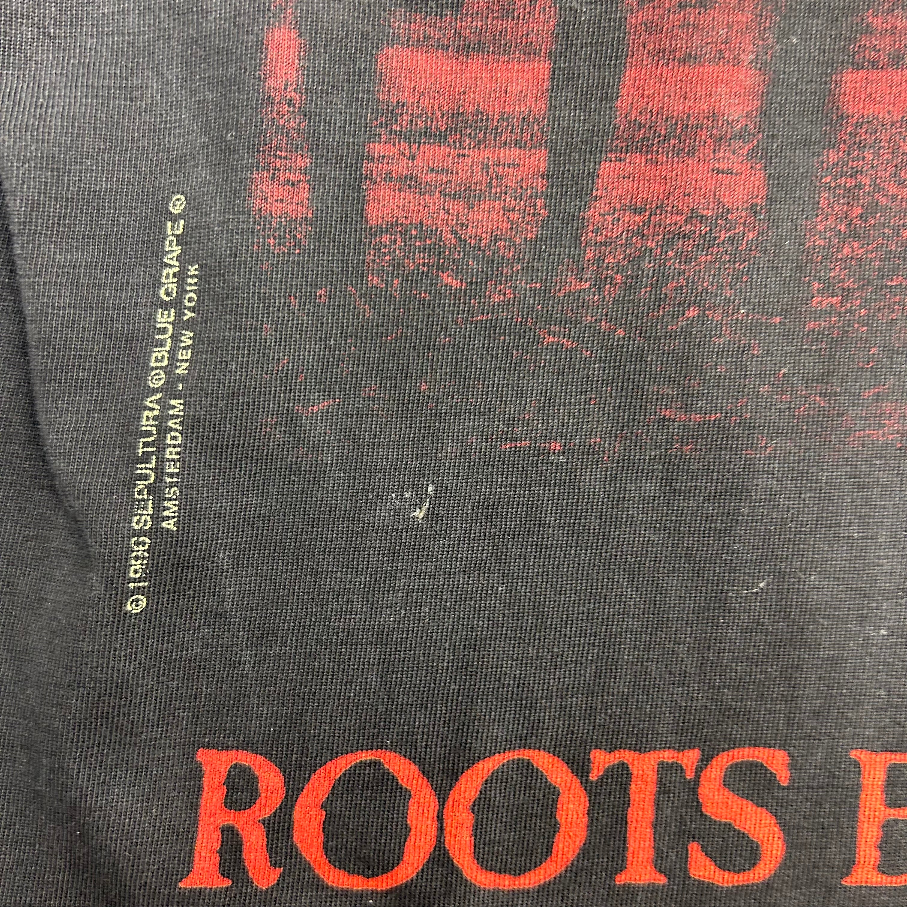 1996 Sepultura Roots Bloody LS Black
