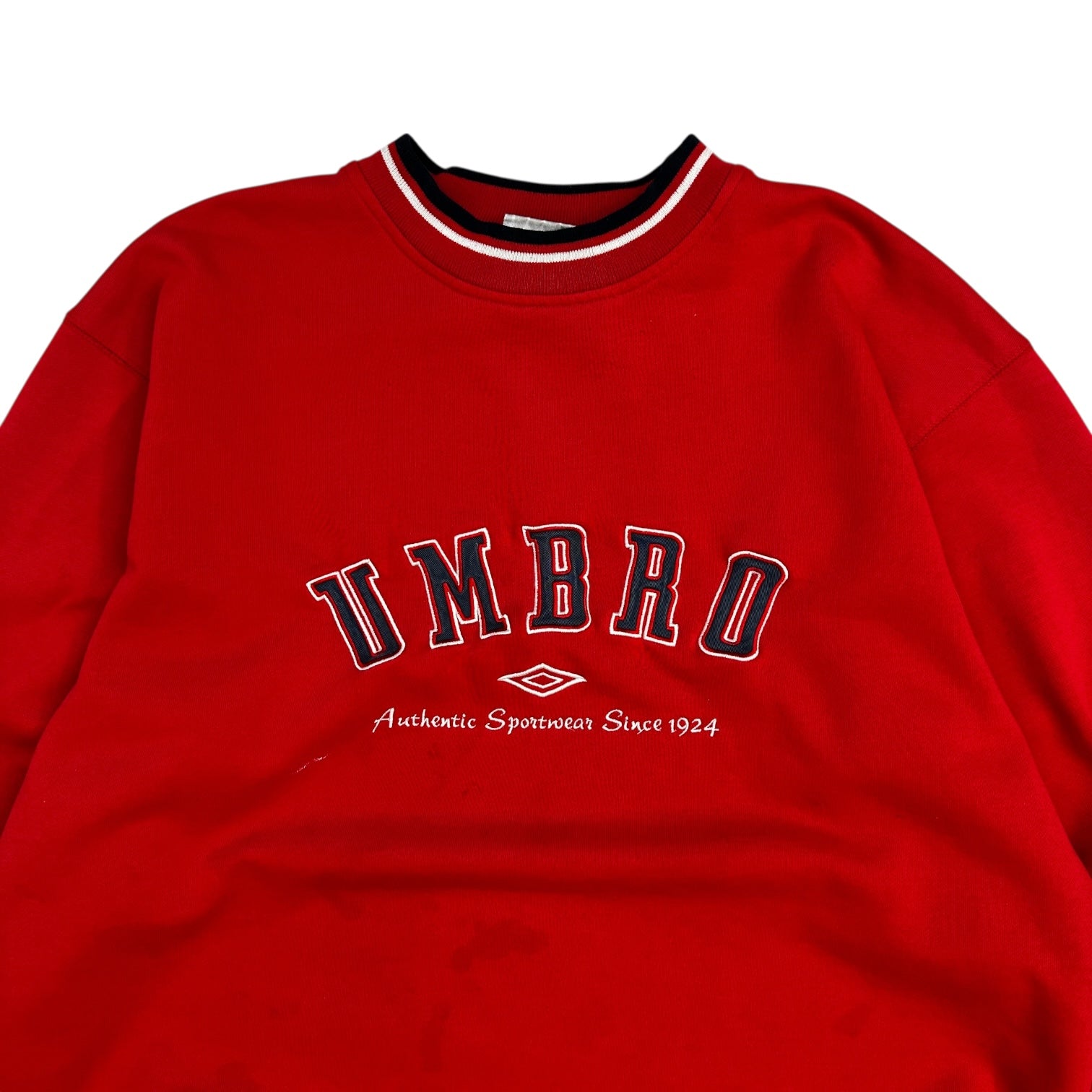 Vintage Umbro Logo Crewneck Red