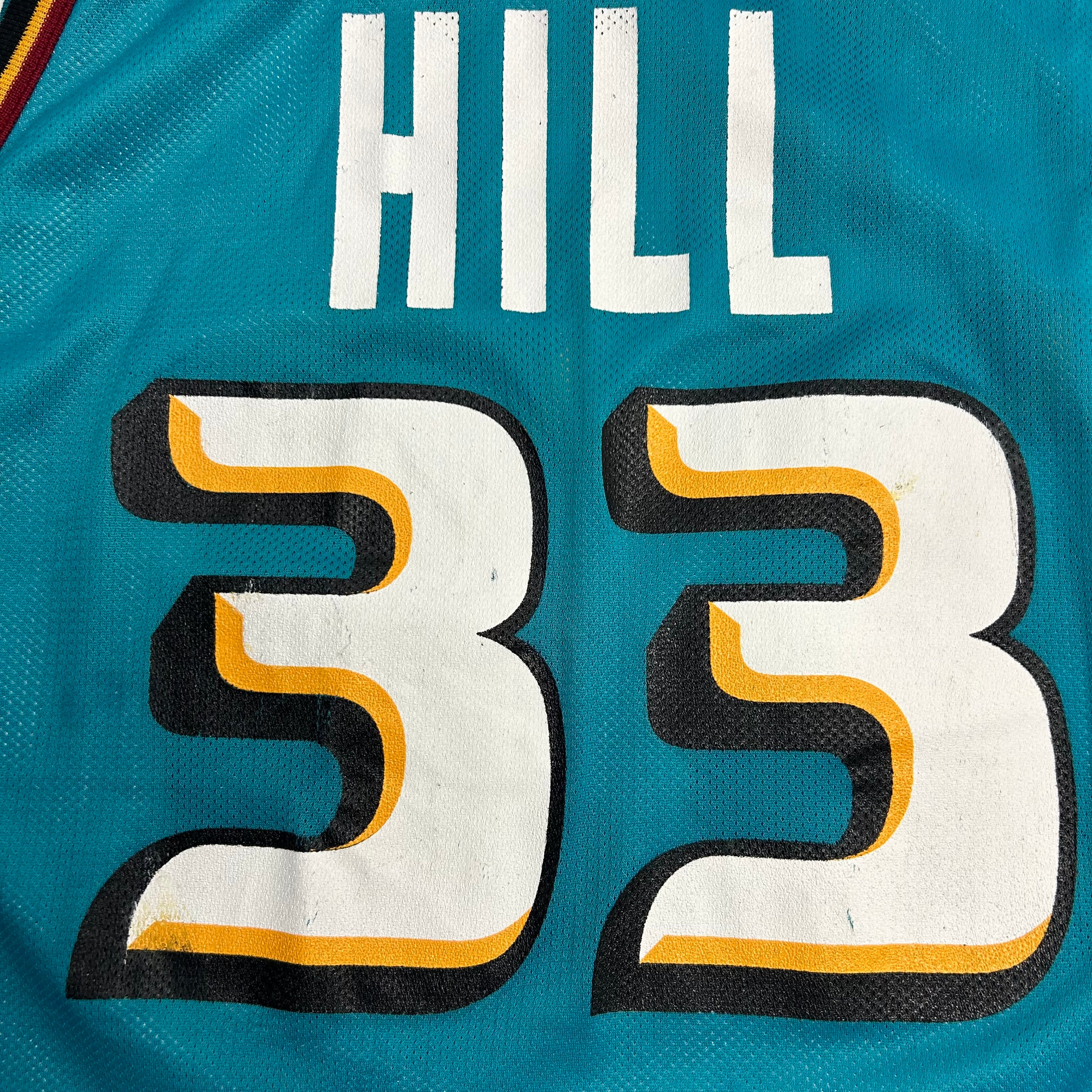 Vintage Reversible Detroit Pistons Grant Hill Basketball Jersey